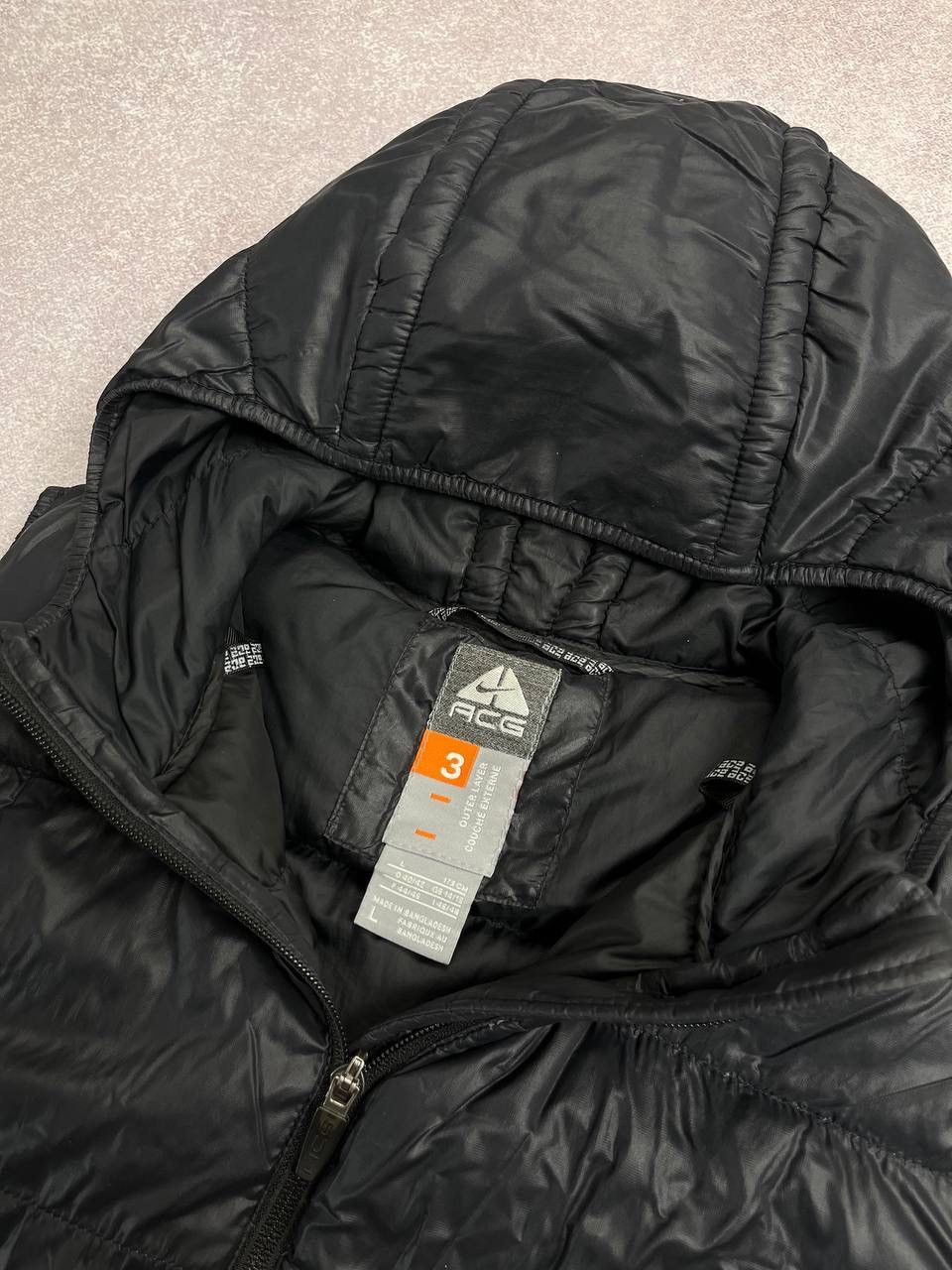 Nike ACG × Vintage Vintage Nike ACG Down Puffer Goose Vest Y2K L Size L / US 10 / IT 46 - 4 Thumbnail
