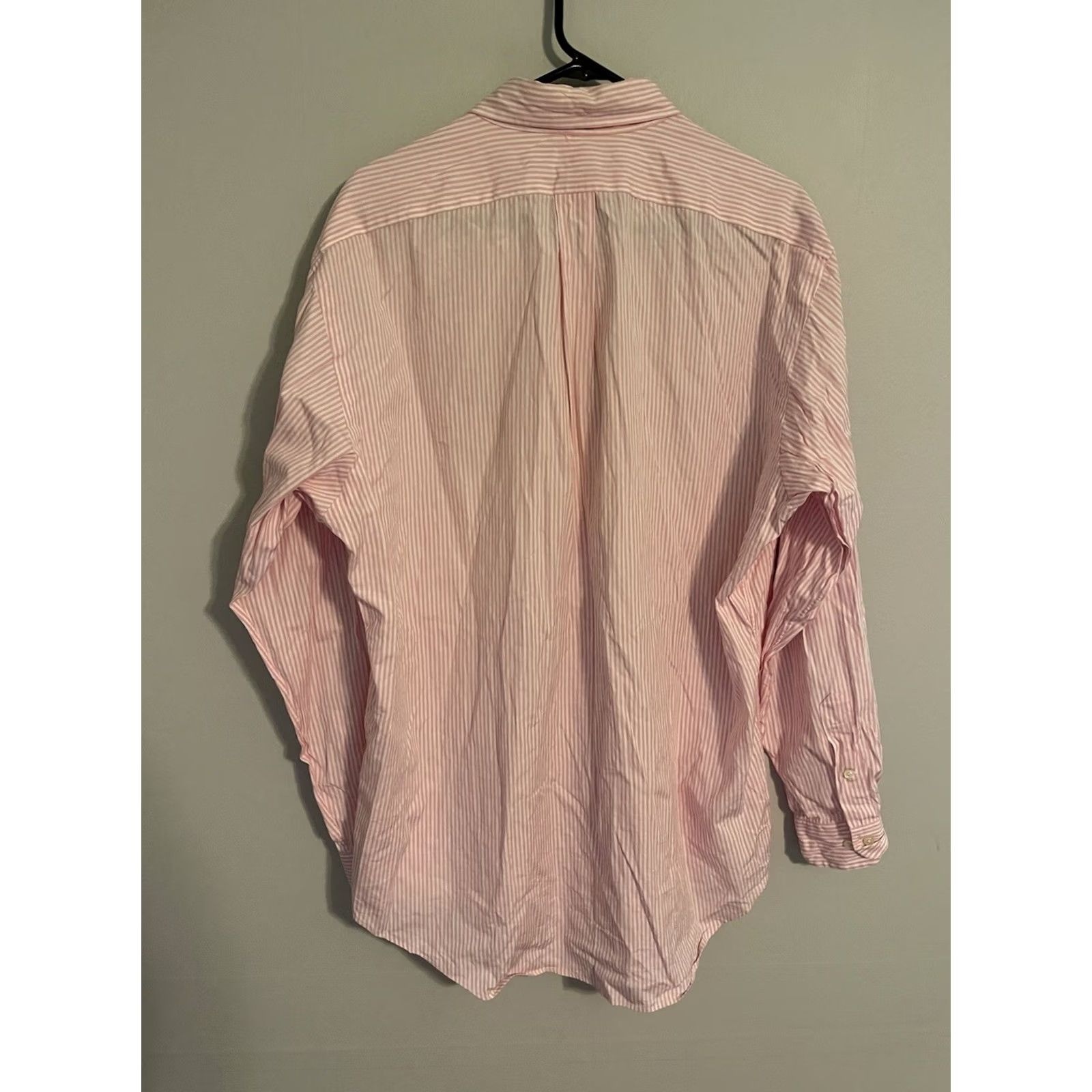 Polo Ralph Lauren Polo Ralph Lauren Shirt Pink Striped L/S Button Up Dress Shirt Men's L Size 42R - 4 Thumbnail