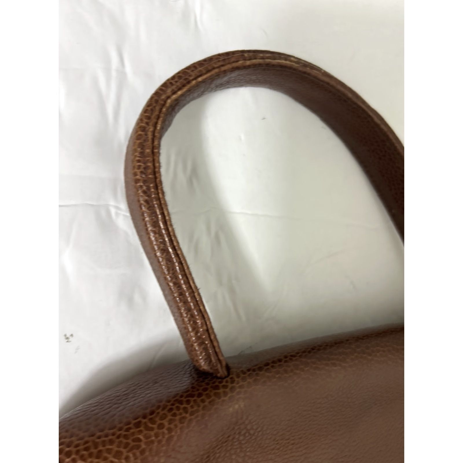 Vintage VINTAGE Susan Gail Bellido Leather Handbag Top Handle Bag Single Strap Turn Lock Brown 11x9x5 Womens Ladies Bag Accessories Size ONE SIZE - 6 Thumbnail
