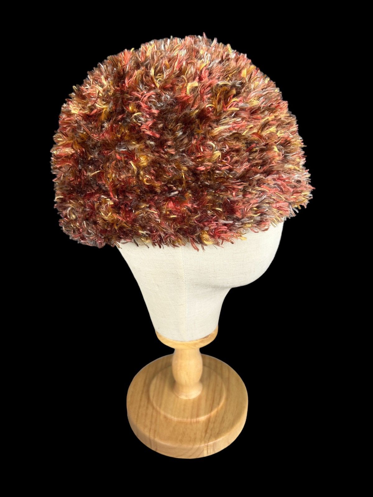 14th Addiction × Japanese Brand Unknown Mohawk Beanie Mohair Rare ☠️ Size ONE SIZE - 1 Thumbnail