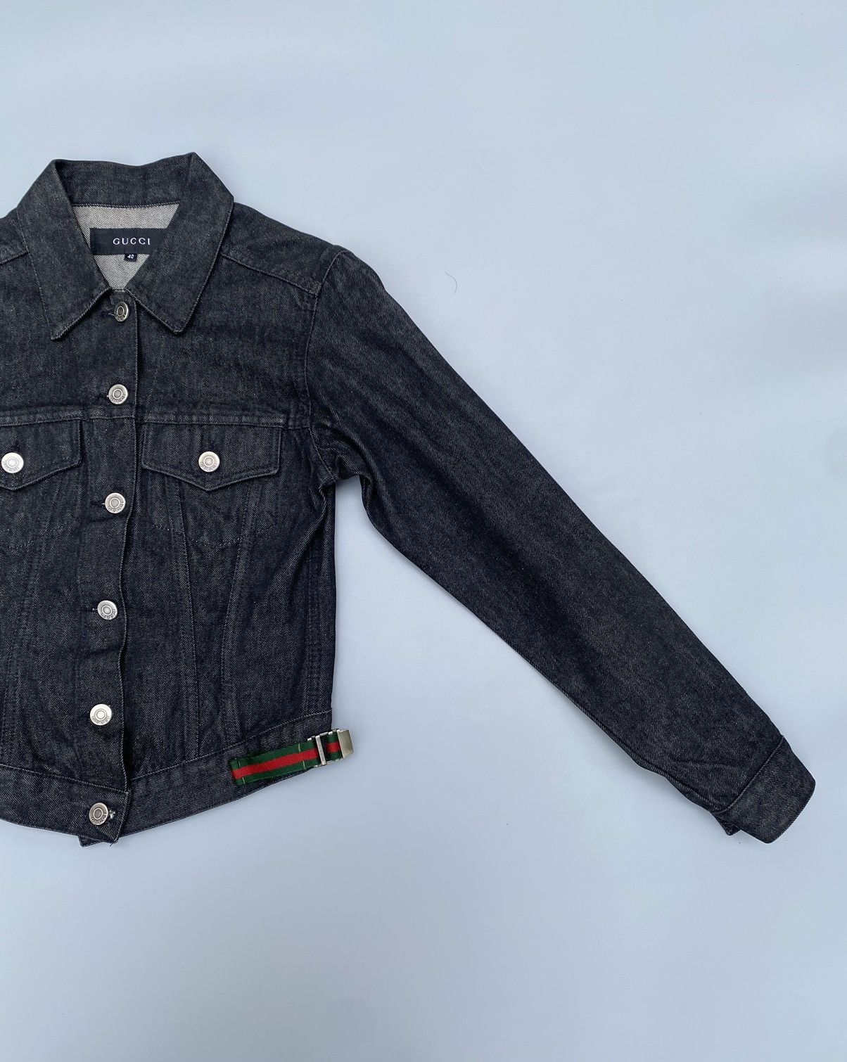 ジャケット・アウター GUCCI Tom Ford 1998 Black Denim Jacket GUCCI