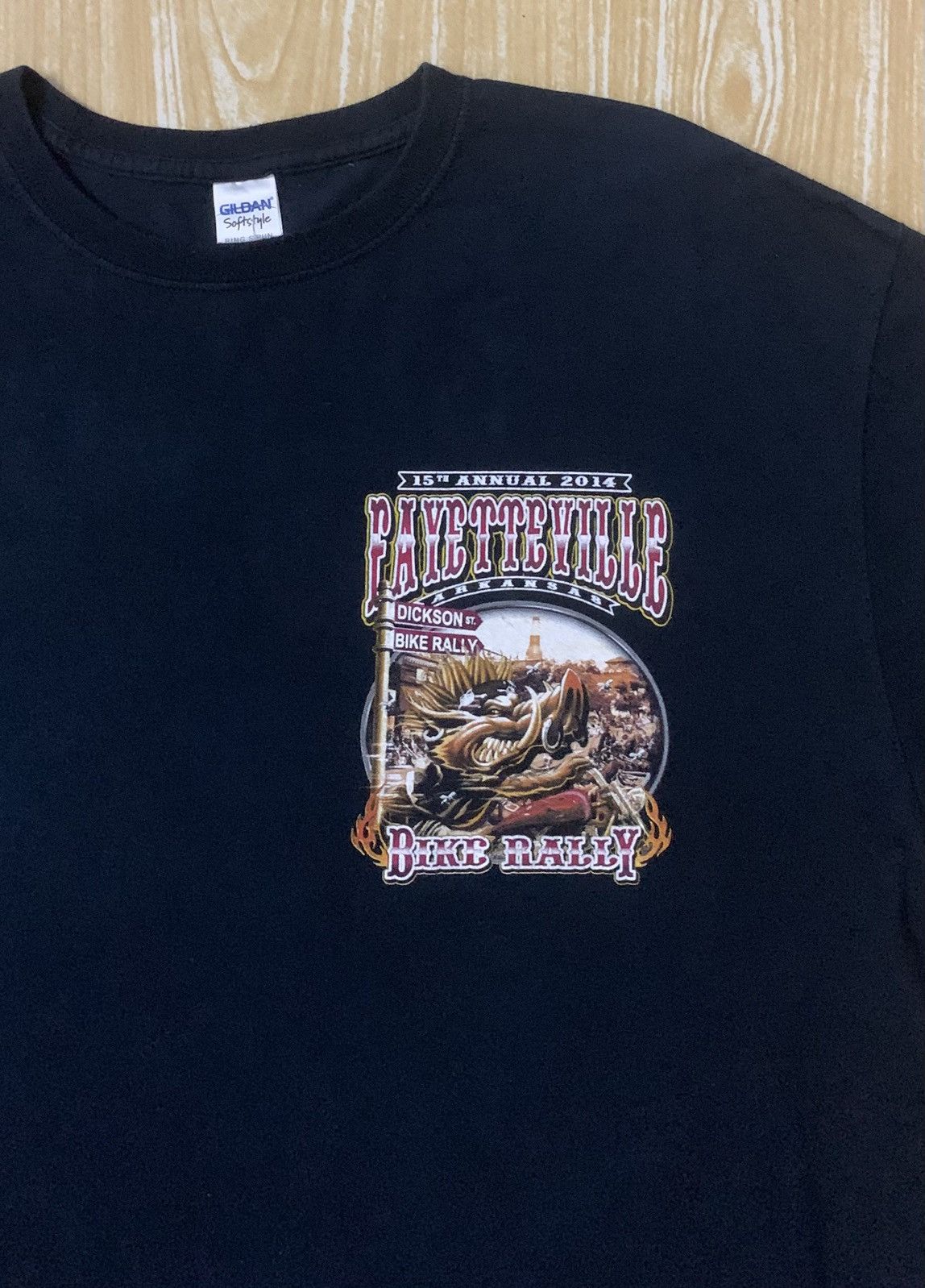 Other Fayetteville 15th Annual 2014 Hog Rider Bike Rally T Shirt Size US XXL / EU 58 / 5 - 9 Thumbnail