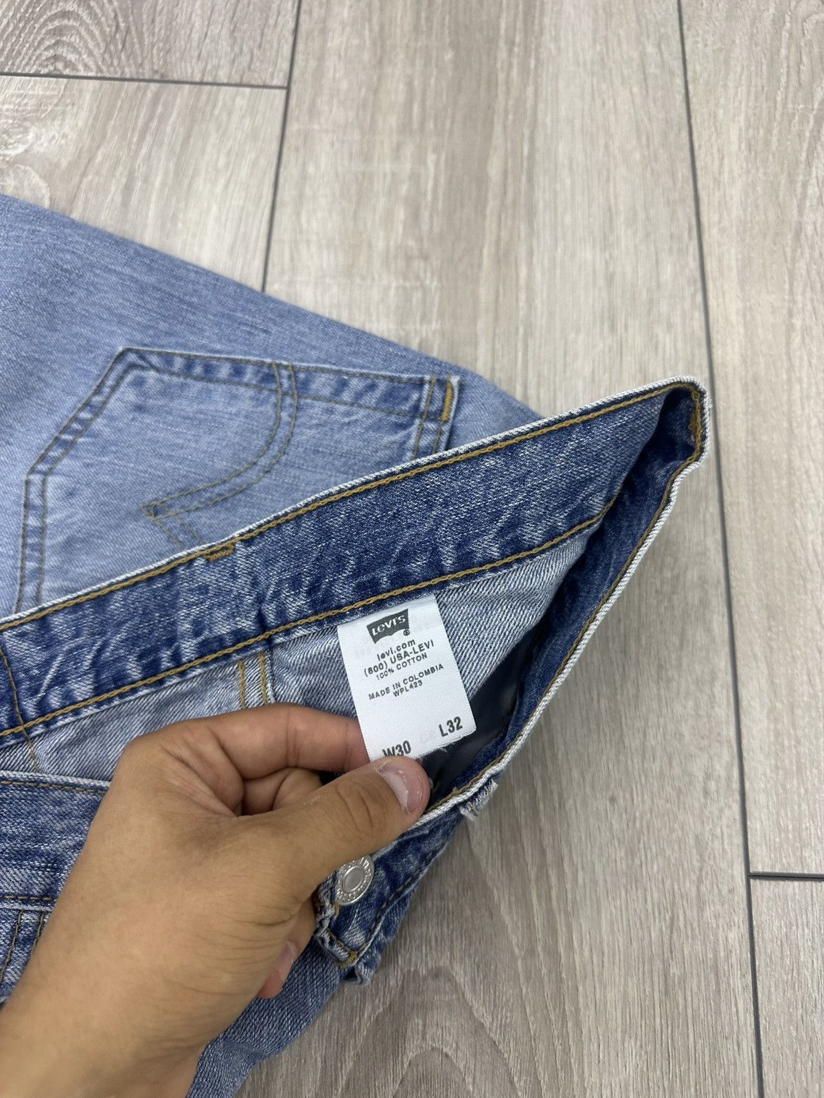 Levi's Levis 501 Made in Colombia Jeans Size US 30 / EU 46 - 6 Thumbnail