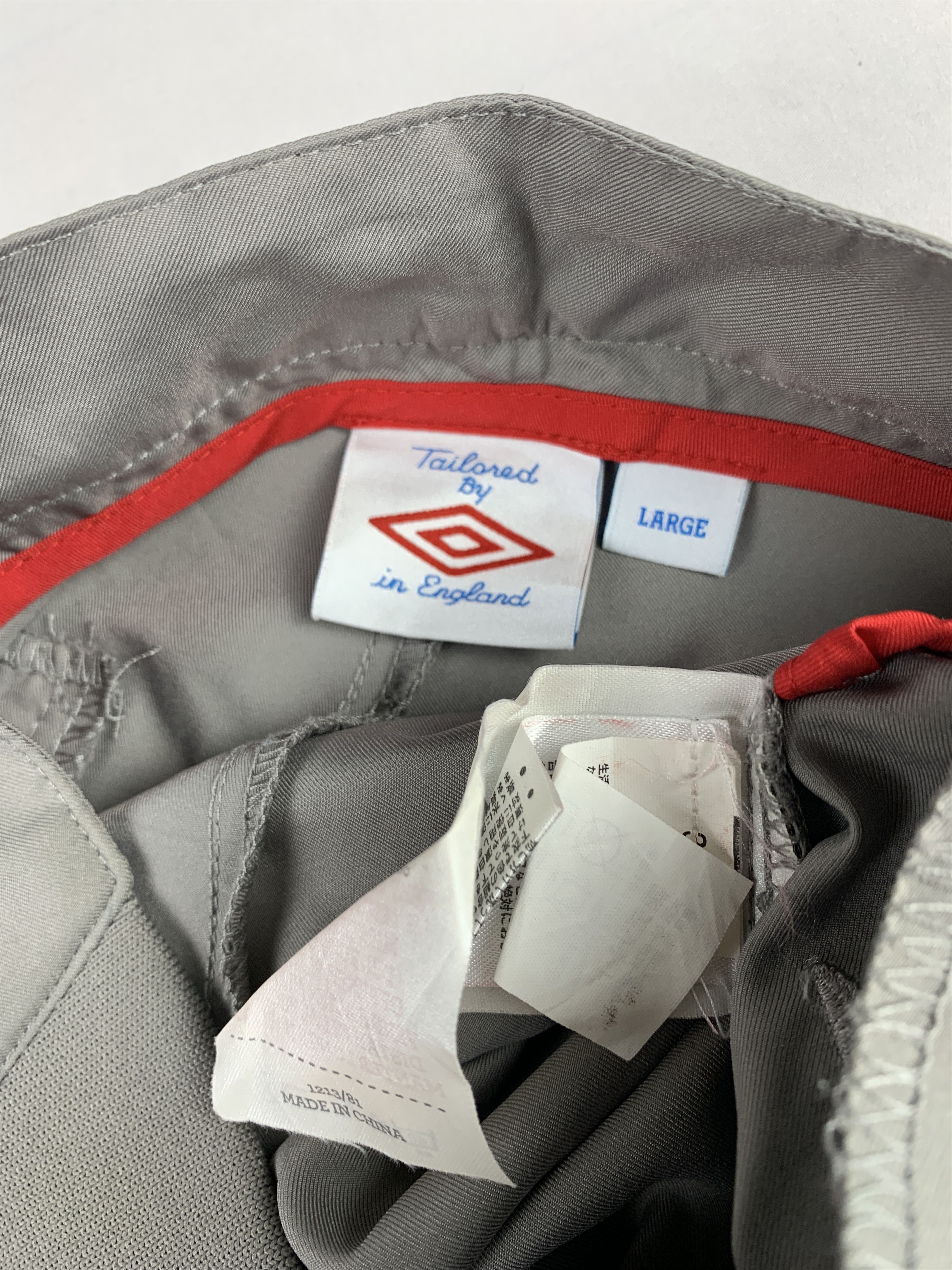 Slam Jam × Umbro Umbro England FC Essentials Gray Track Pants (L) Size US 33 - 8 Thumbnail