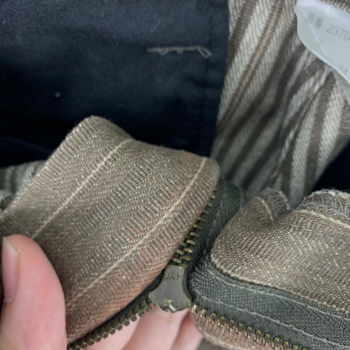Japanese Brand CLONEDEVGRU Japanesebrand stripe design cargo pants Size US 32 / EU 48 - 16 Thumbnail