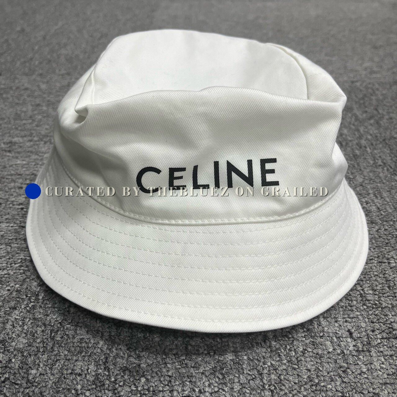 CELINE logo printed bucket hat Celine Classic Logo Print Bucket Hat main image 3