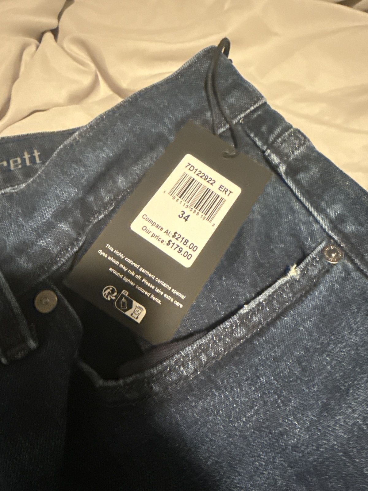 Seven 7 Seven Bootcut “Brett” Dark Wash Size US 34 / EU 50 - 4 Thumbnail