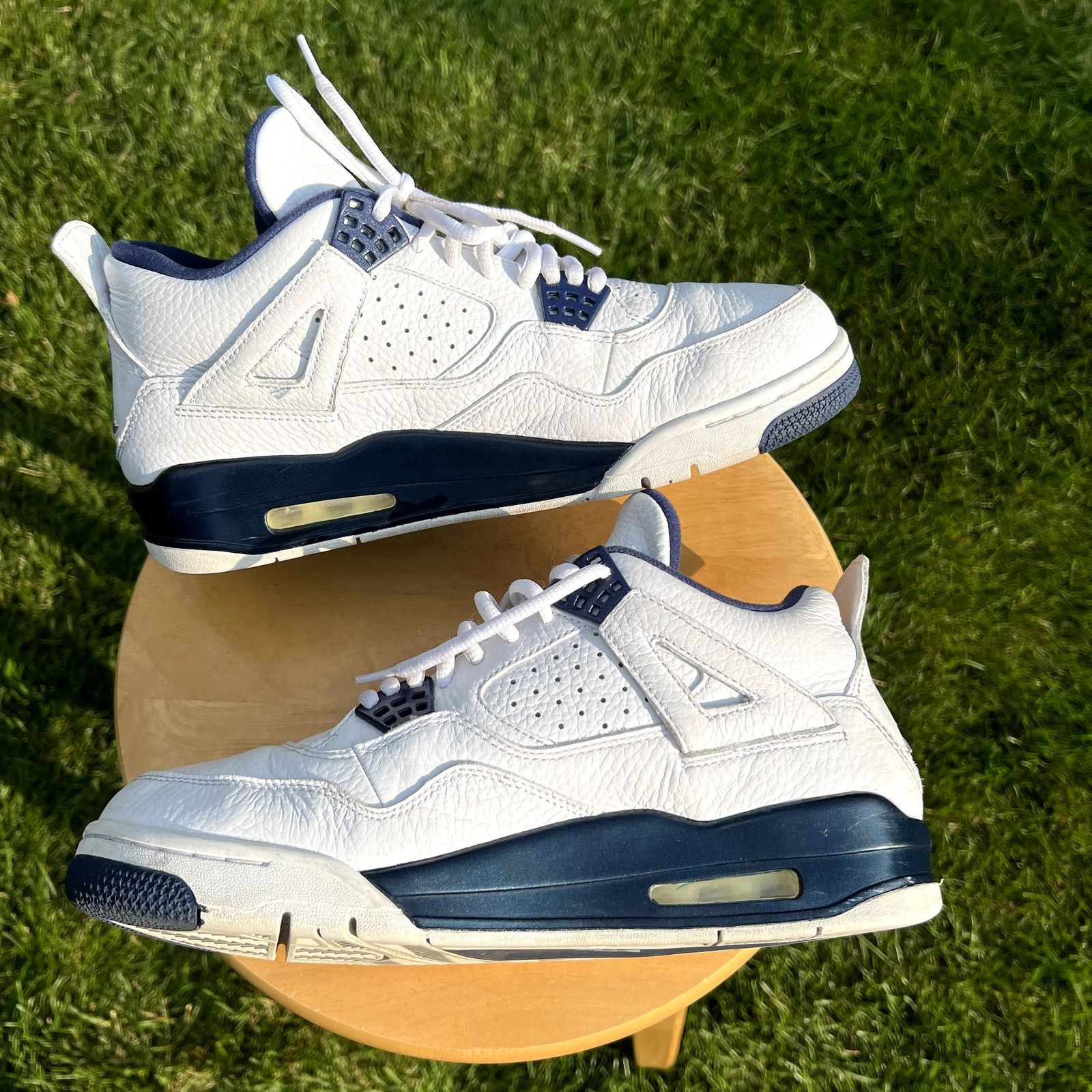 Jordan Brand × Nike Nike Air Jordan 4 Retro LS Columbia - Size 10 - Ships Now Size US 10 / EU 43 - 3 Thumbnail
