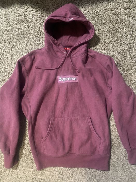 Supreme Supreme Box Logo Hoodie FW21 “Plum” | Grailed