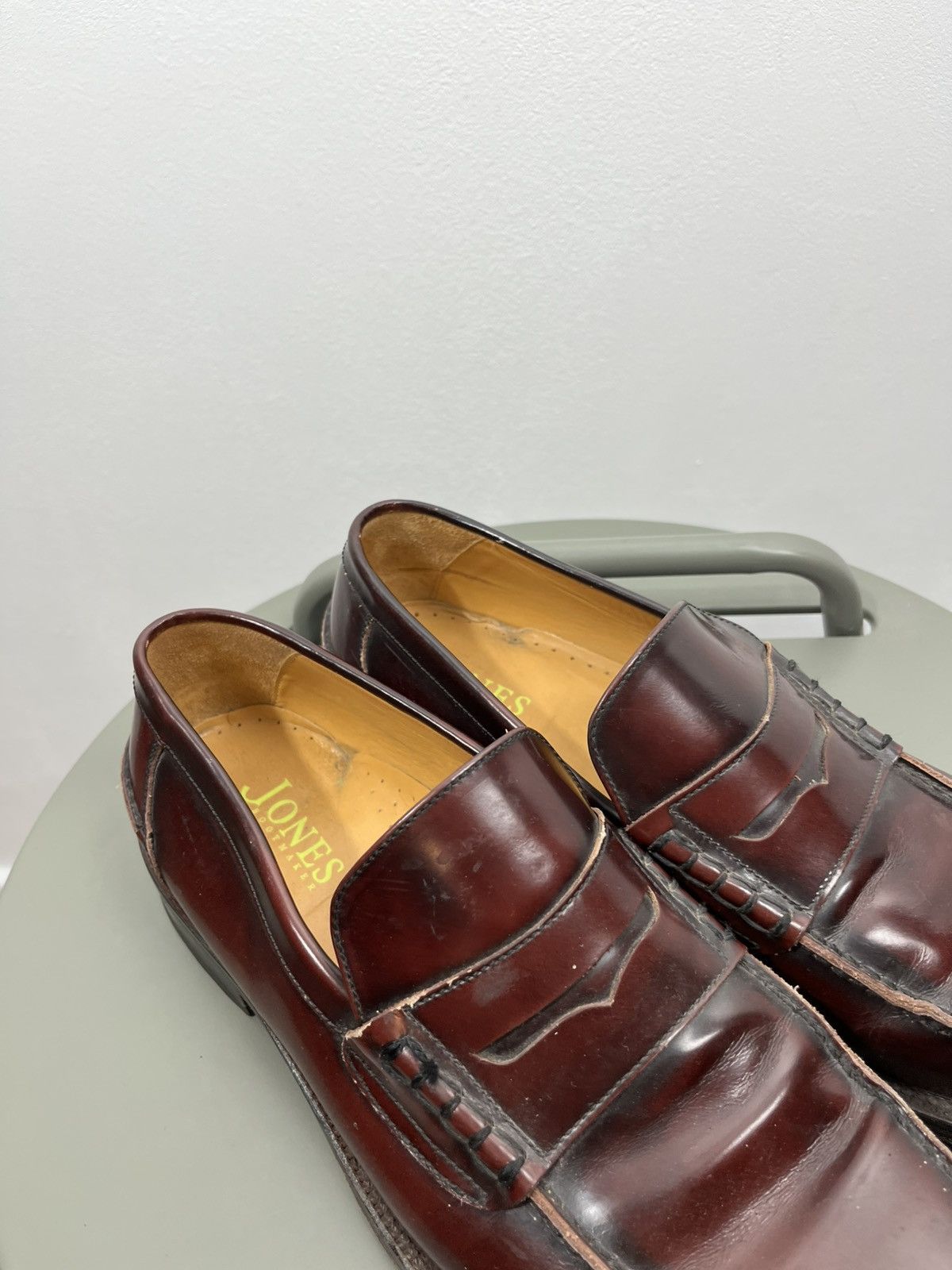 Other Jones Bootmaker Leather Penny Loafers Brown Size 9.5 UK Size US 10 / EU 43 - 2 Thumbnail