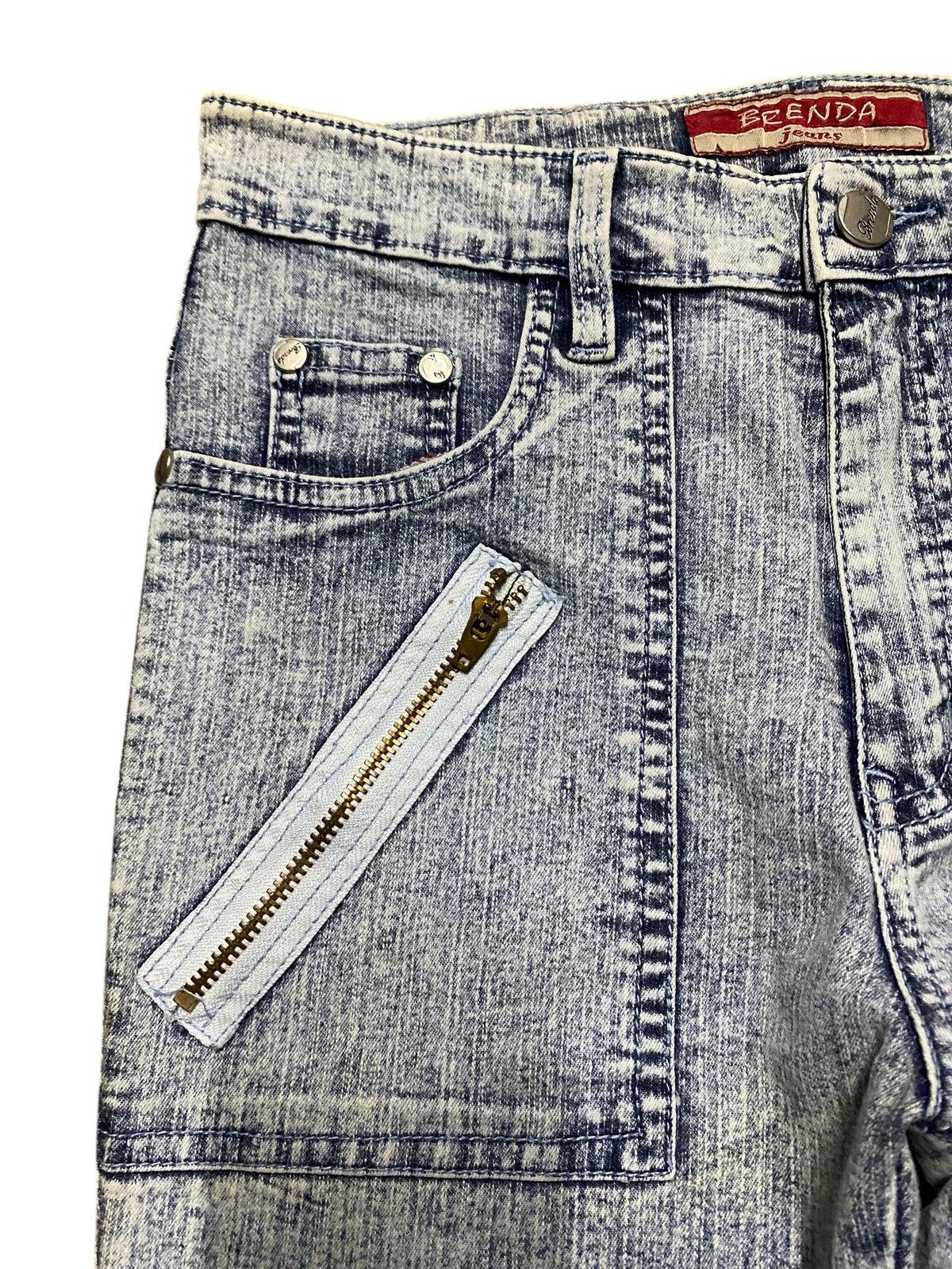 Japanese Brand Vintage Japanese Brand Brenda Zipper Skinny Jeans Size 26" / US 2 / IT 38 - 7 Thumbnail