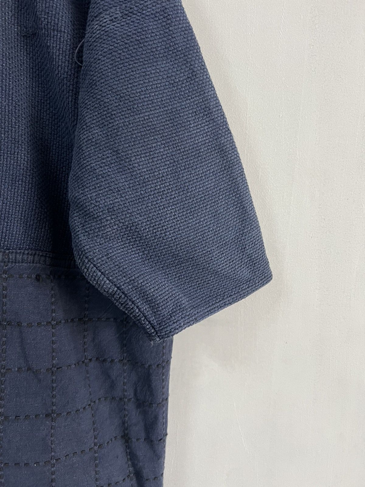 Indigo Vintage Indigo Kendo Bulldog Dyed Boro Patchwork Kimono Size US L / EU 52-54 / 3 - 10 Thumbnail
