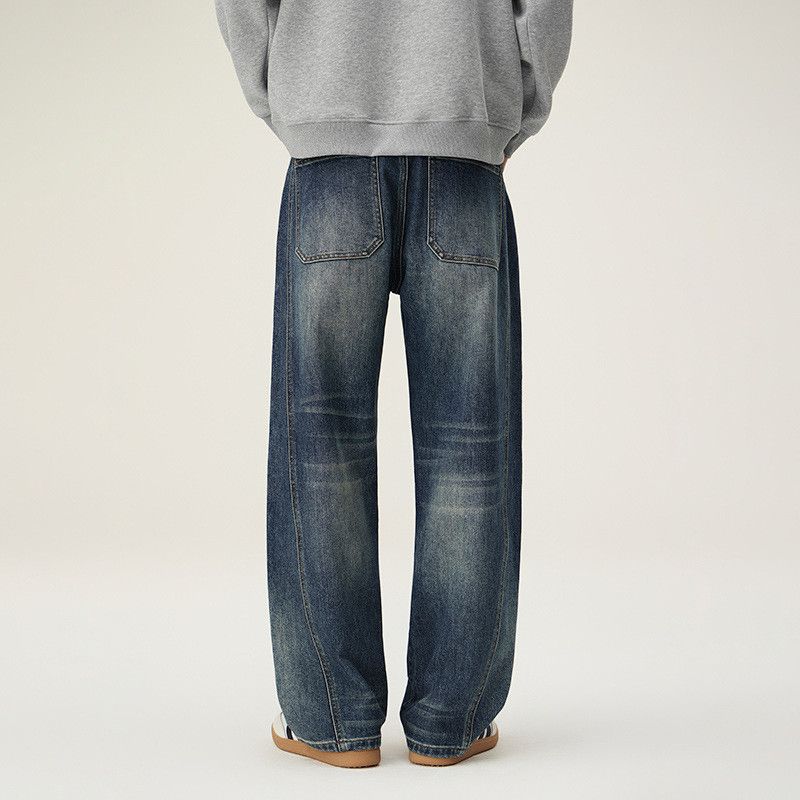 Jean American retro washed wide-leg jeans for men Size US 32 / EU 48 - 5 Thumbnail