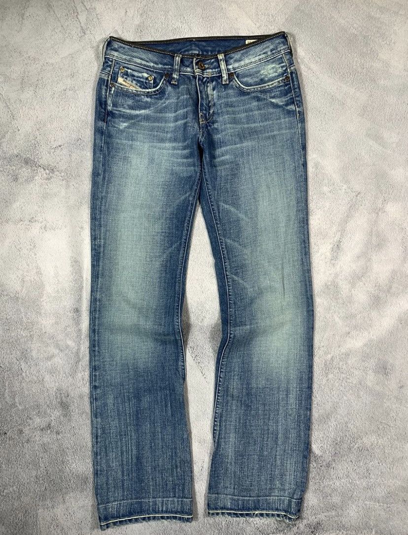 Diesel × Vintage VintageY2K Diesel faded straight denim jeans streetwear S 27 Size 27" / US 4 / IT 40 - 2 Thumbnail