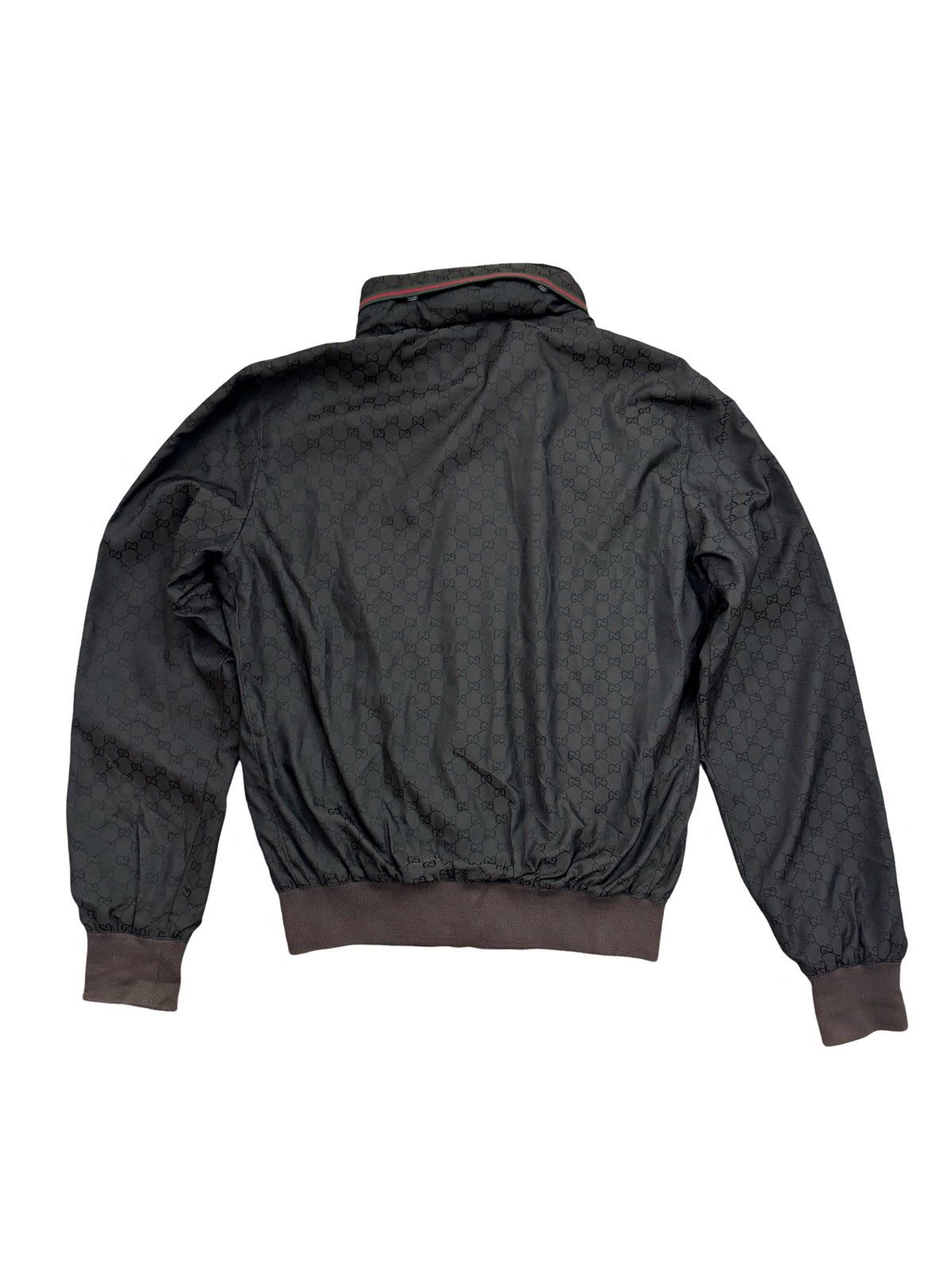 Gucci 🔥Vintage Gucci Web Accent Monogram Bomber Jacket/Windrunner Size US S / EU 44-46 / 1 - 11 Thumbnail
