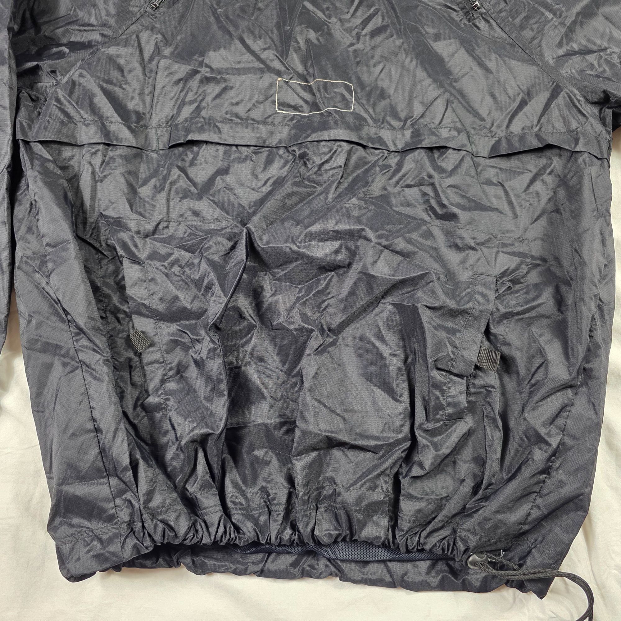 Other Rietveld Mens XL Black Hooded Windbreaker Nylon Jacket Light Size US XL / EU 56 / 4 - 8 Thumbnail