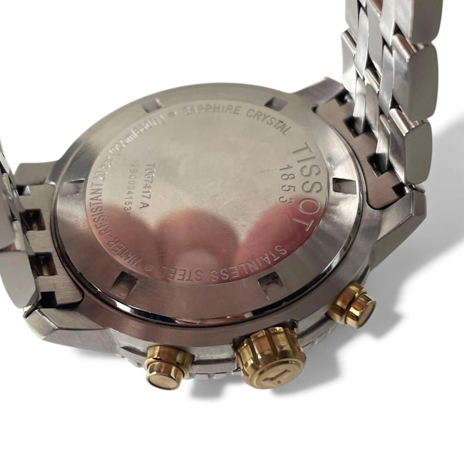Tissot Tissot - Stainless Steel and Gold Two-Tone Chronograph Watch Size ONE SIZE - 3 Thumbnail