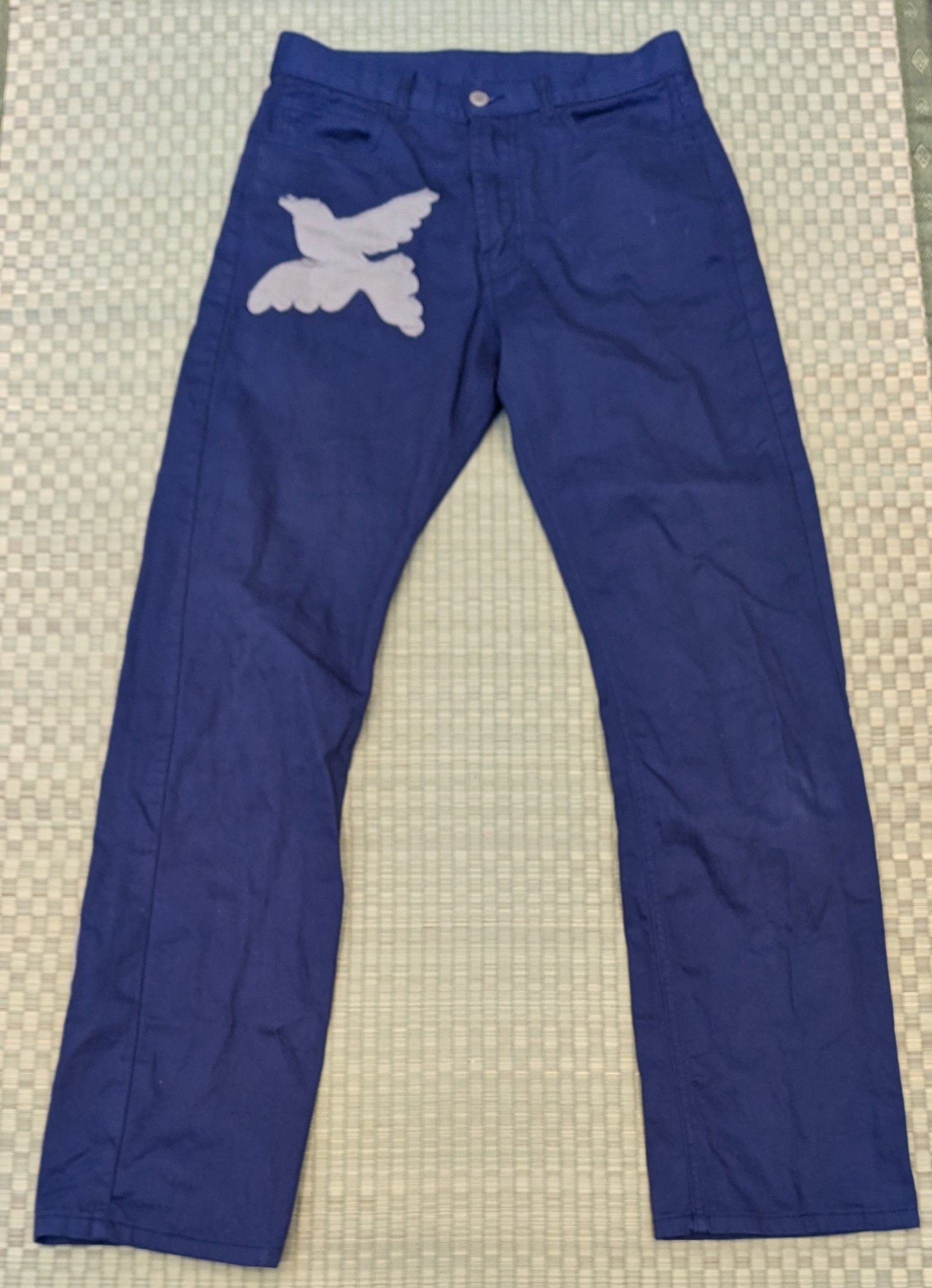 Carne Bollente Carne Bollente Only Love! Navy Trousers Made in Portugal Size US 28 / EU 44 - 1 Thumbnail