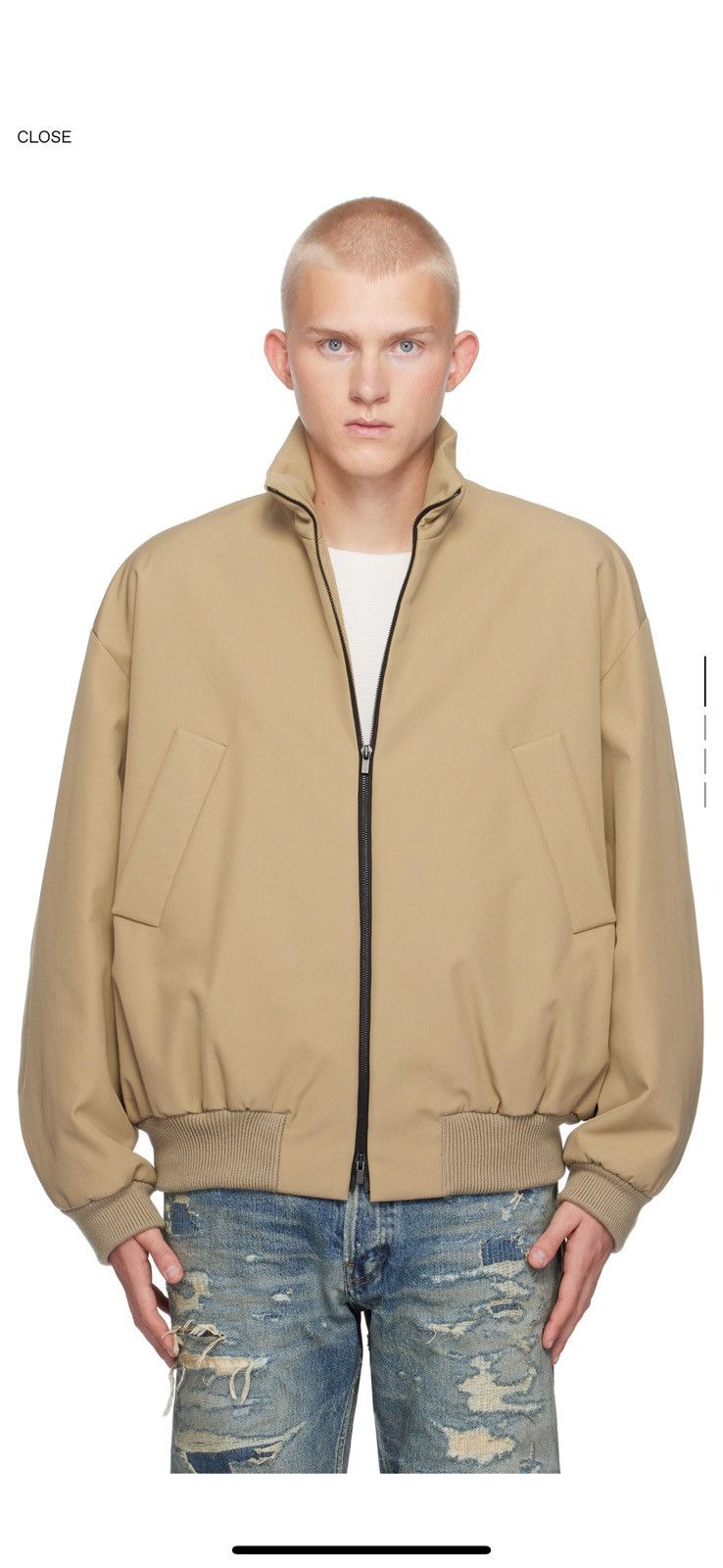 FEAR OF GOD ミリタリージャケット ベージュ FEAR OF GOD ミリタリージャケット ベージュ