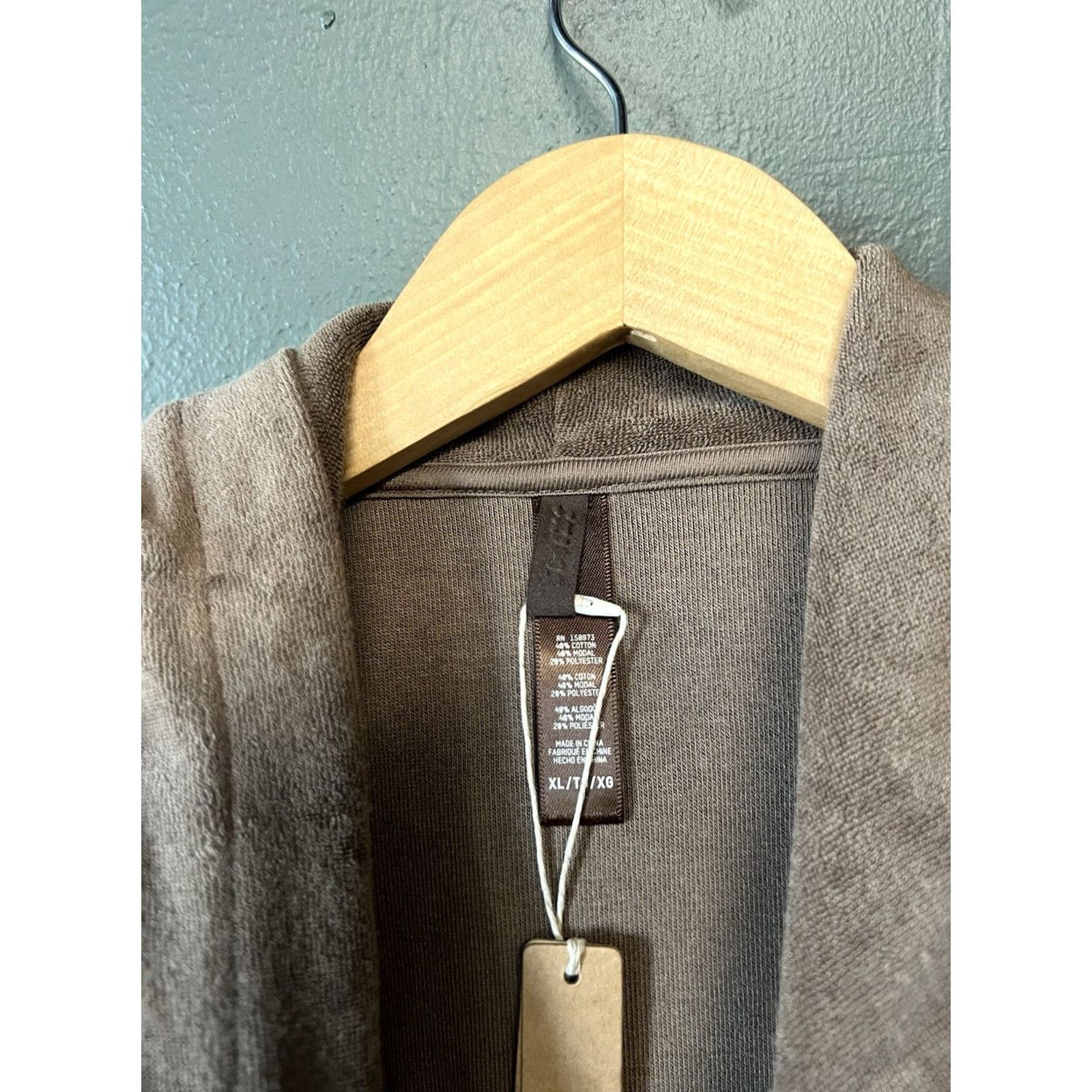 SKIMS VINTAGE: NO - Skims Hoodie Pullover Women’s XL Oxide Brown Terry Cotton Raglan Sleeve | 25x24 | Casual Fall Winter Size XL / US 12-14 / IT 48-50 - 3 Thumbnail