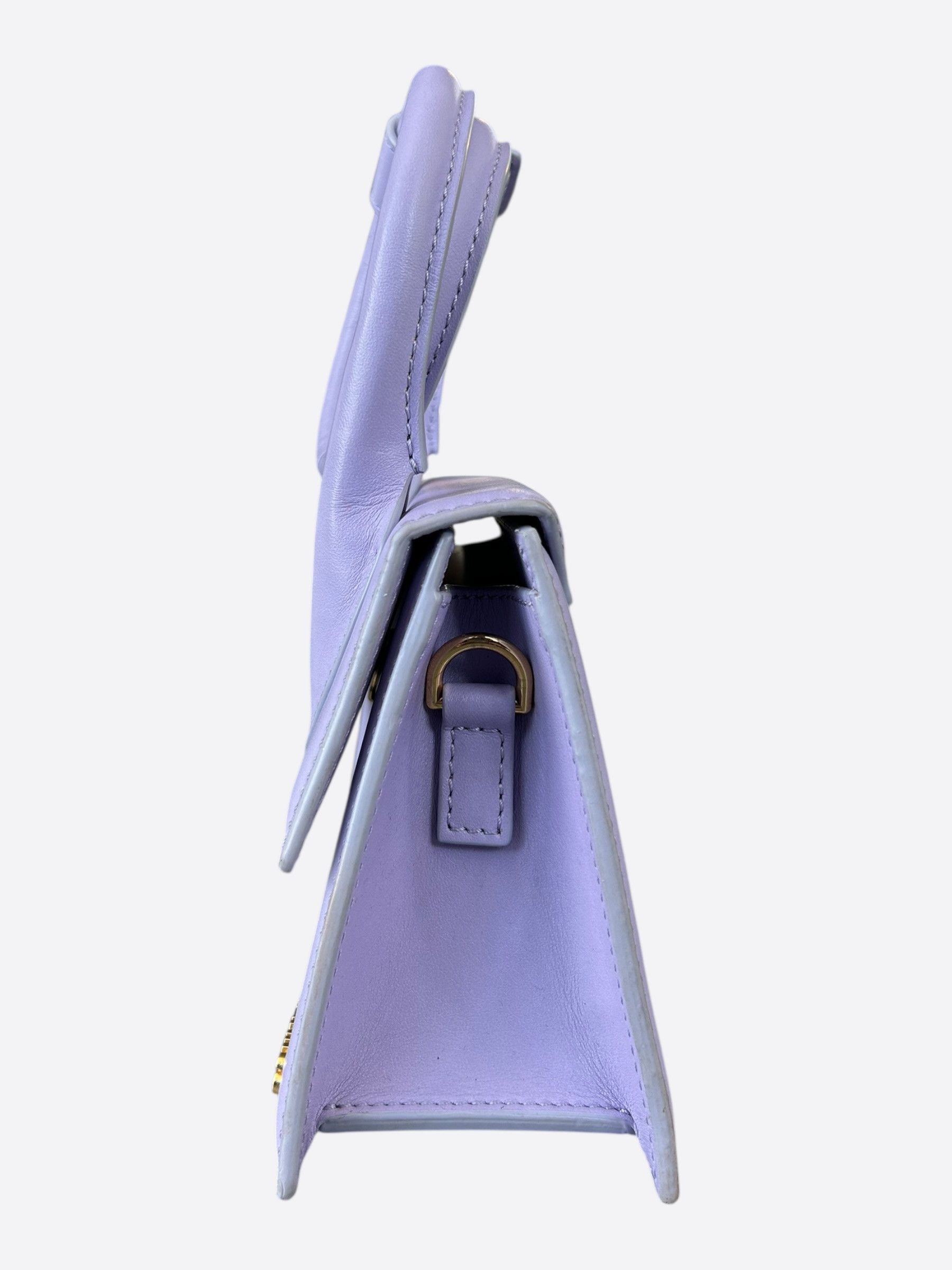Jacquemus Jacquemus Purple Leather Le Chiquito Noeud Bag Size ONE SIZE - 2 Thumbnail