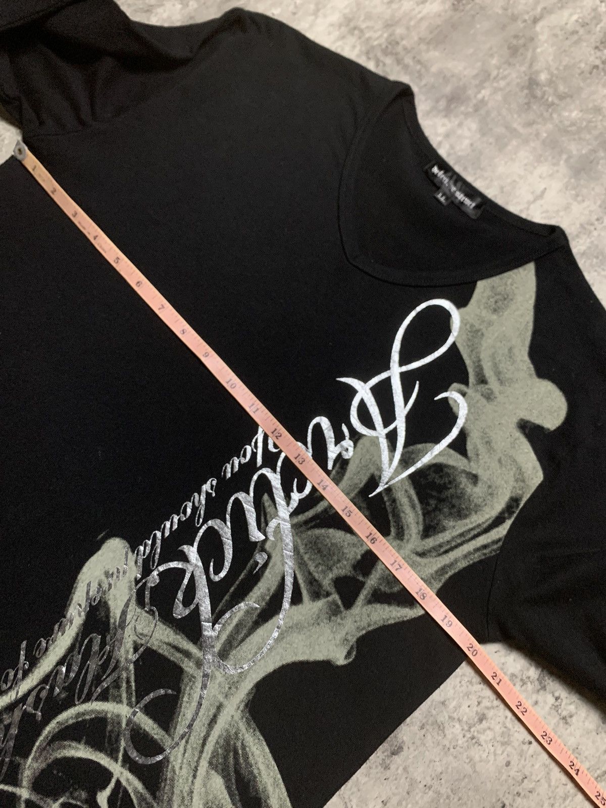 Japanese Brand Y2K Defective Struct Smoke Skull Leopard gothic vkei Style Size US L / EU 52-54 / 3 - 14 Thumbnail