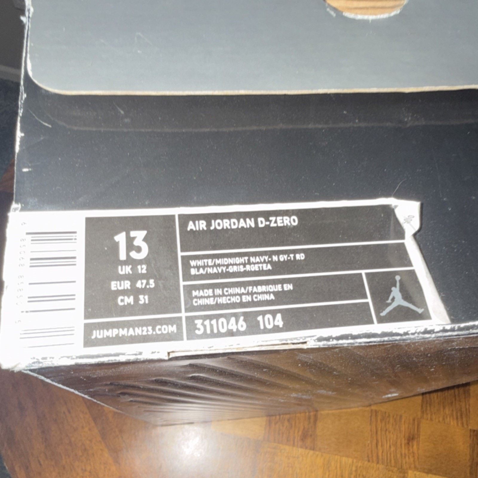 Jordan Brand Jordan Dub Zero White Midnight Navy Men's 13 Air Jordan Size US 13 / EU 46 - 9 Thumbnail
