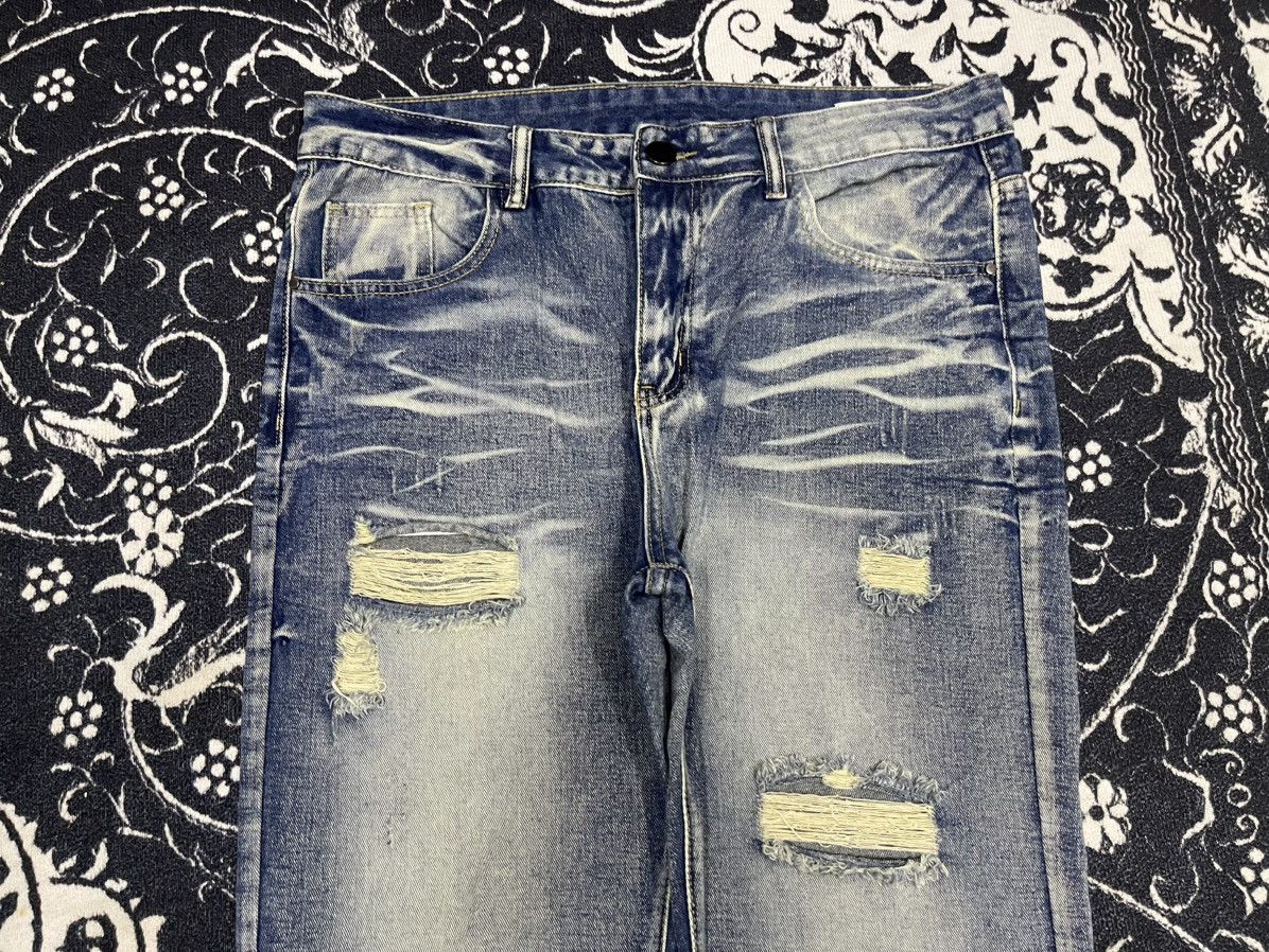 If Six Was Nine HYSTERIC GLAMOUR INSPIRED JAPANESE UNBRAND DENIM DISTRESSED Size US 33 - 6 Thumbnail