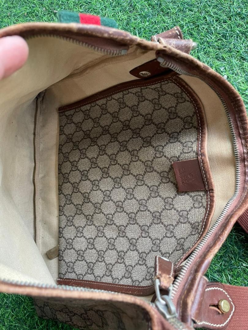 Gucci Authentic Gucci GG Canvas Crossbody Bag REPLACED STRAP Size ONE SIZE - 9 Thumbnail