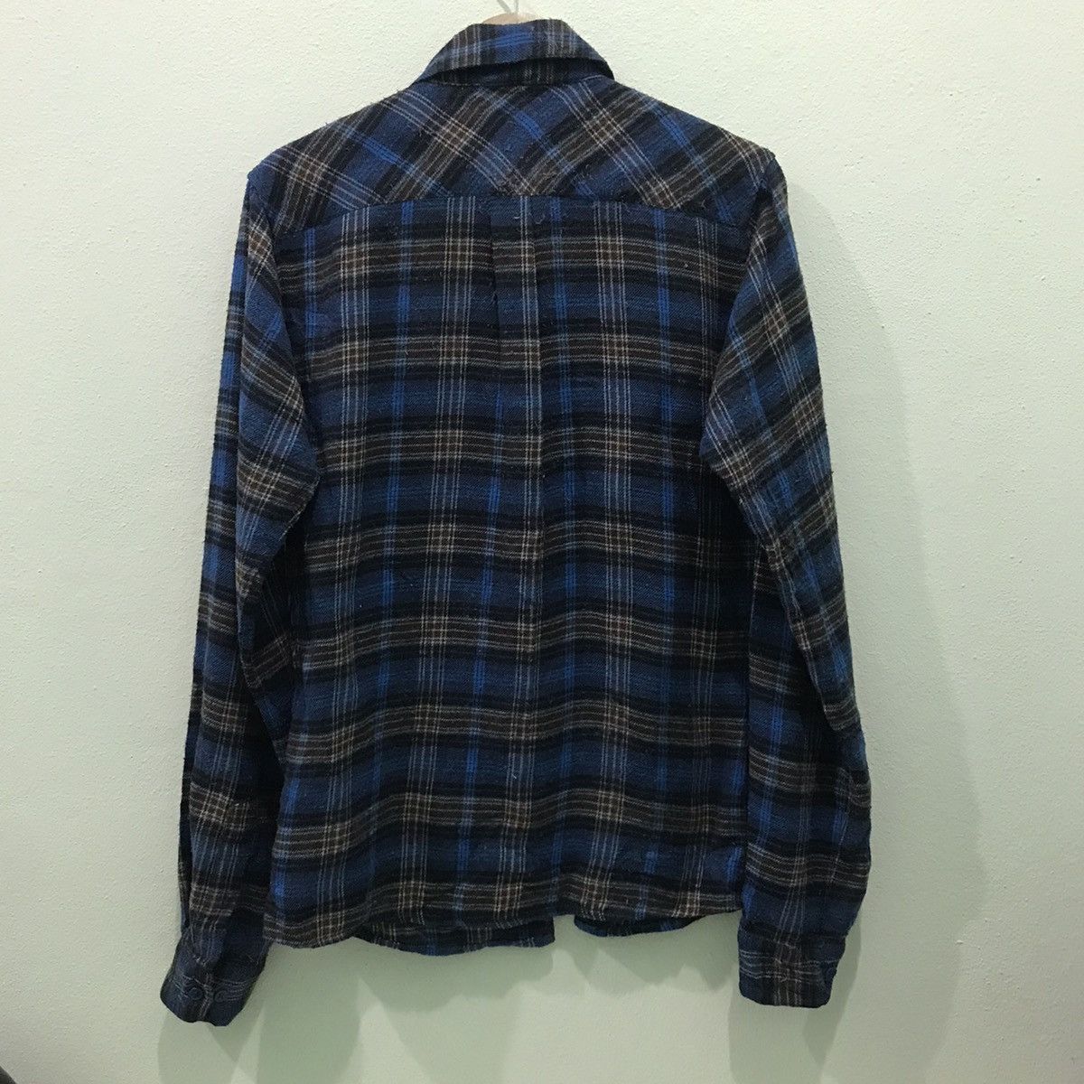Flannel Vintage Flip The Script Plaid Tartan Flannel Shirt Size US S / EU 44-46 / 1 - 7 Thumbnail