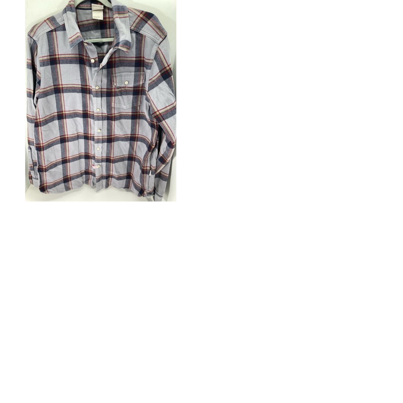 The North Face The North Face Flannel Shirt Men L Gray Plaid Button Long Sleeve Heavy Size US L / EU 52-54 / 3 - 9 Thumbnail