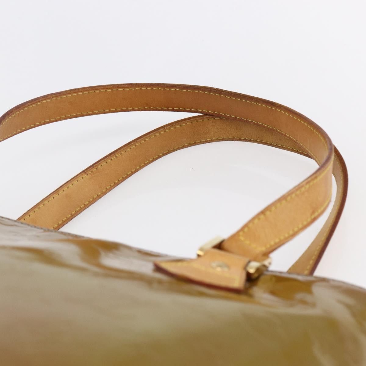 Louis Vuitton LOUIS VUITTON Monogram Vernis Houston Hand Bag Baby Blue Size ONE SIZE - 8 Thumbnail