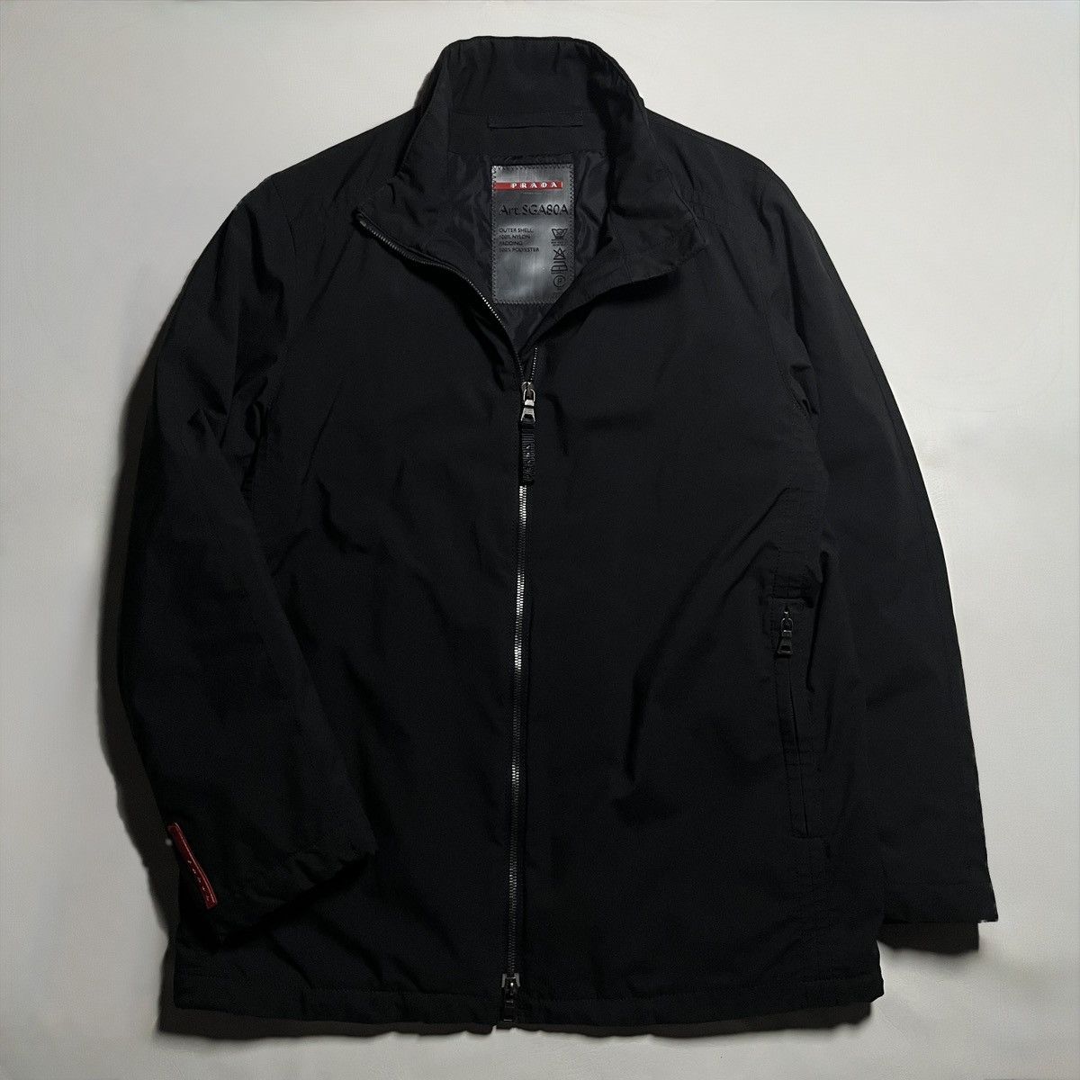 Prada Vintage Prada Nylon Red Tab Insulated Jacket Size US M / EU 48-50 / 2 - 1 Thumbnail