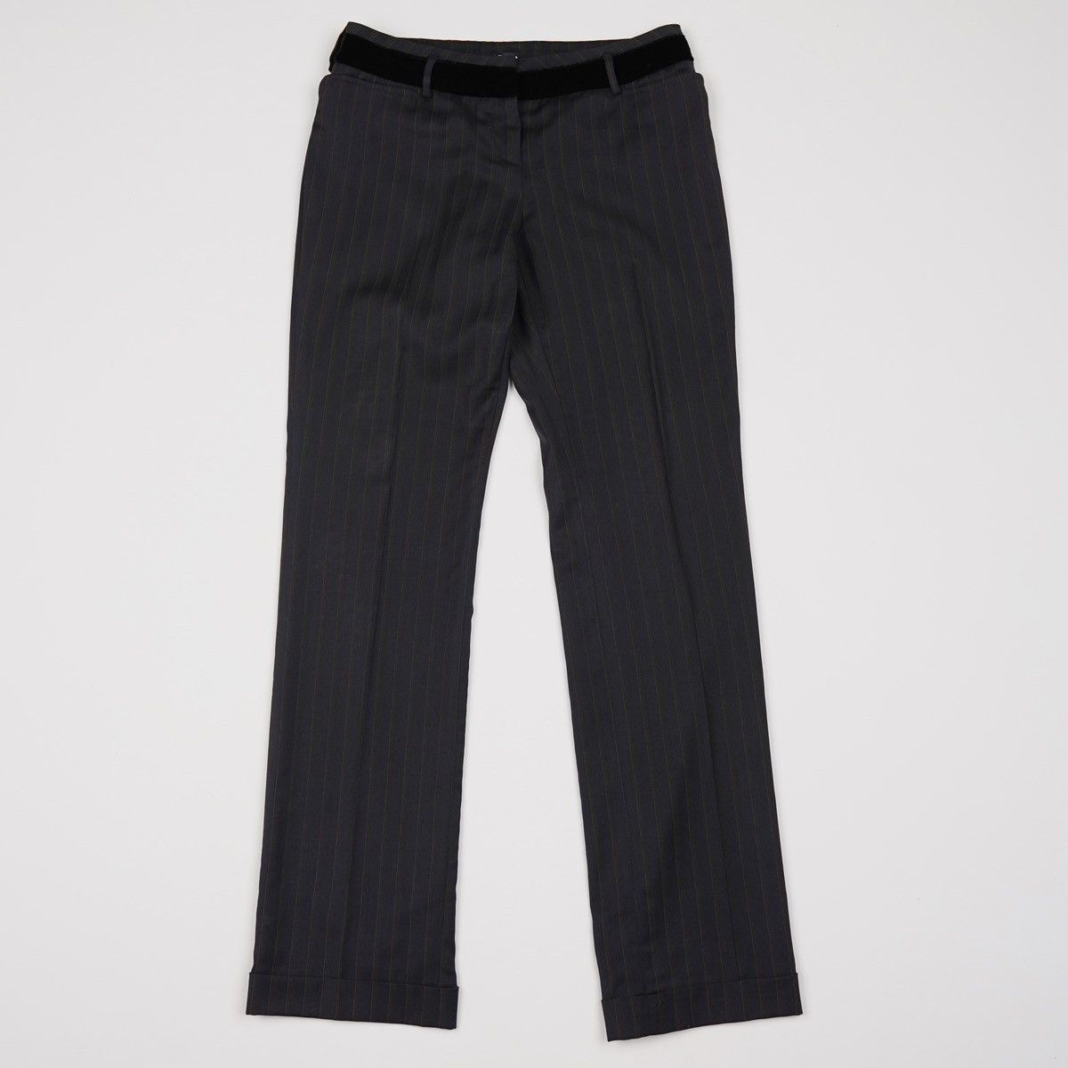 Dolce & Gabbana Dolce Gabbana Wool Striped Suit With Silk Blazer Pants Size M / US 6-8 / IT 42-44 - 16 Thumbnail
