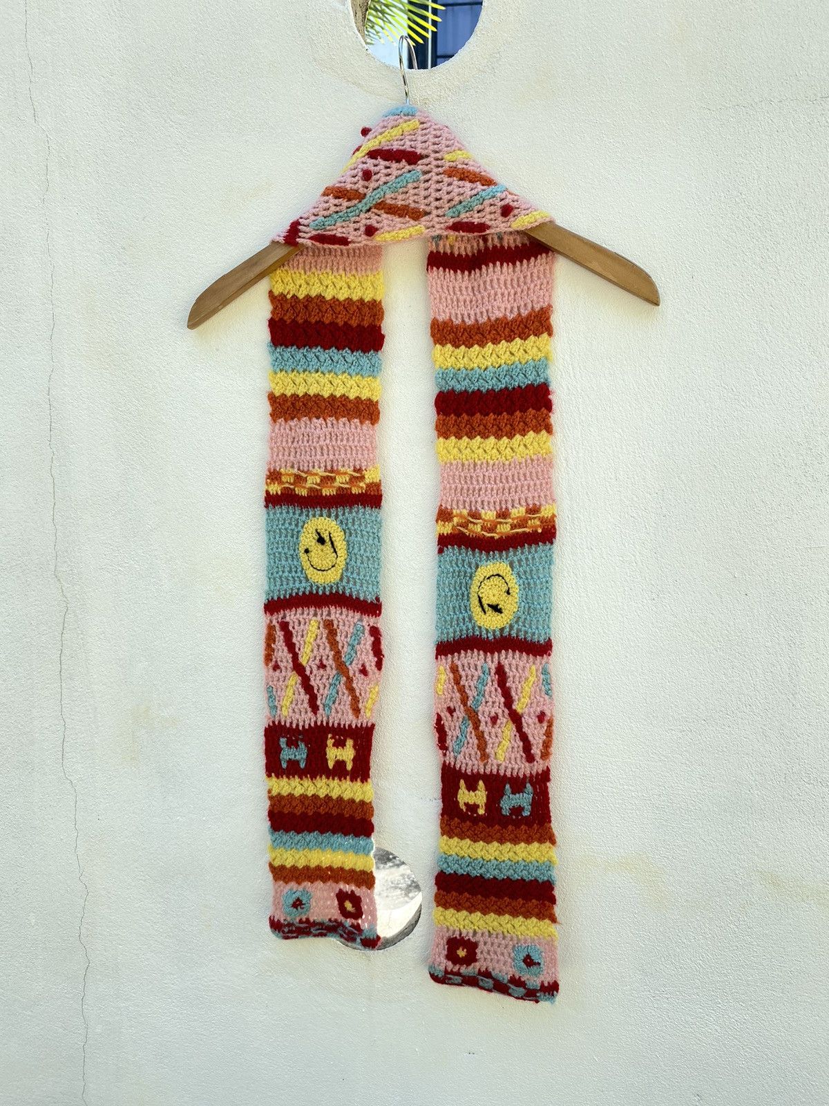 Hysteric Glamour Hysteric Mini Colorful Floral Knit Scarf Size ONE SIZE - 12 Thumbnail