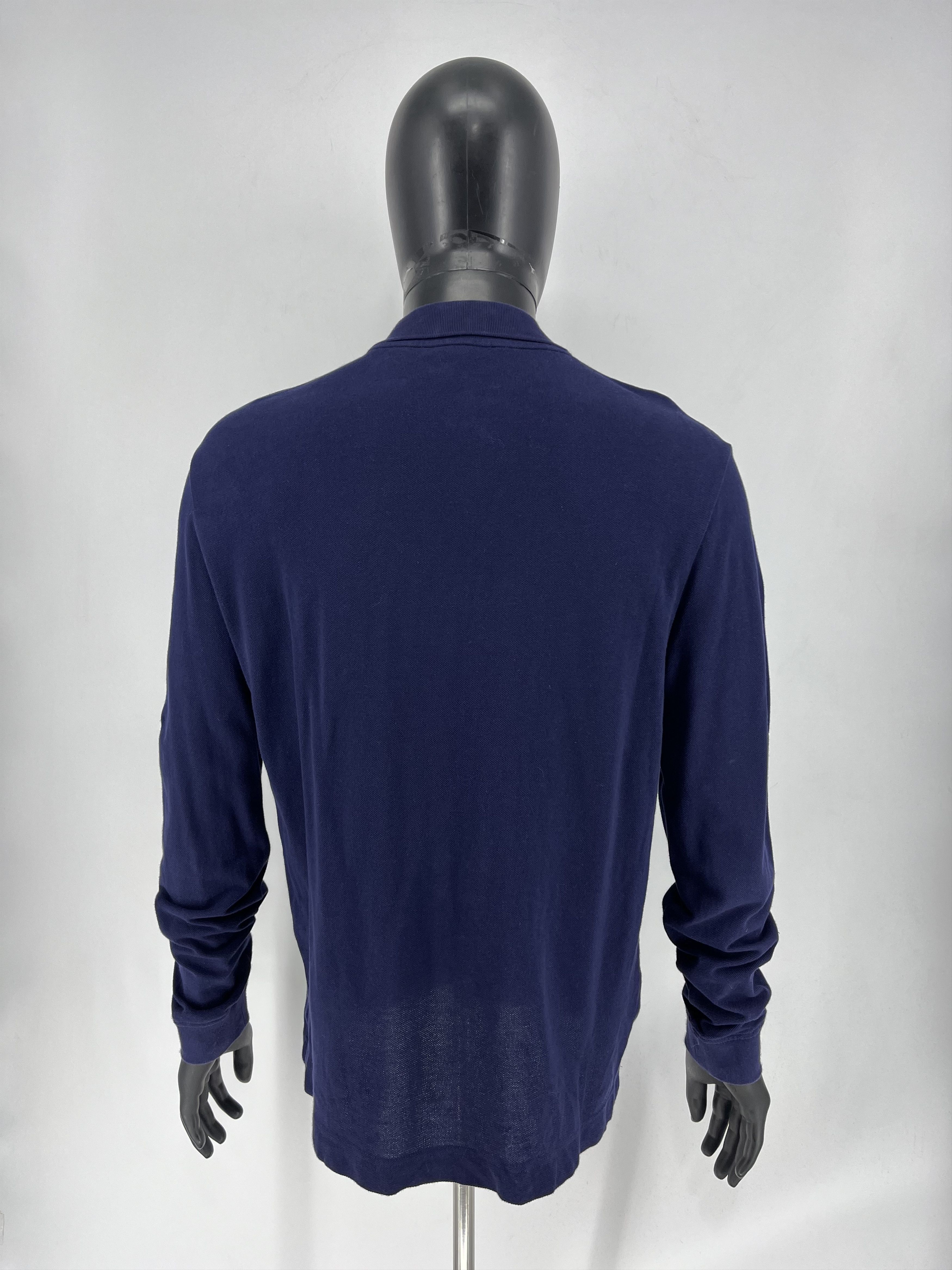 Lacoste × Vintage Lacoste Men's Long Sleeve Holiday Croc Regular Fit Polo Size US L / EU 52-54 / 3 - 7 Thumbnail