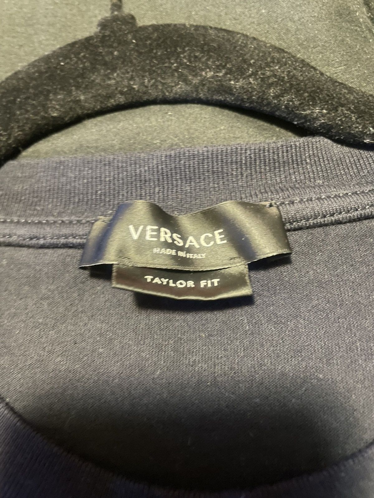 Versace Mens Versace Shirt Navy Blue Sz: S Size US S / EU 44-46 / 1 - 2 Thumbnail