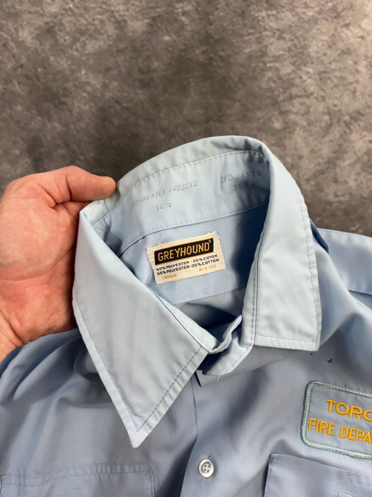 Vintage 1970s Vintage Uniform Toronto Fire Department Police Paramed Size US M / EU 48-50 / 2 - 3 Thumbnail