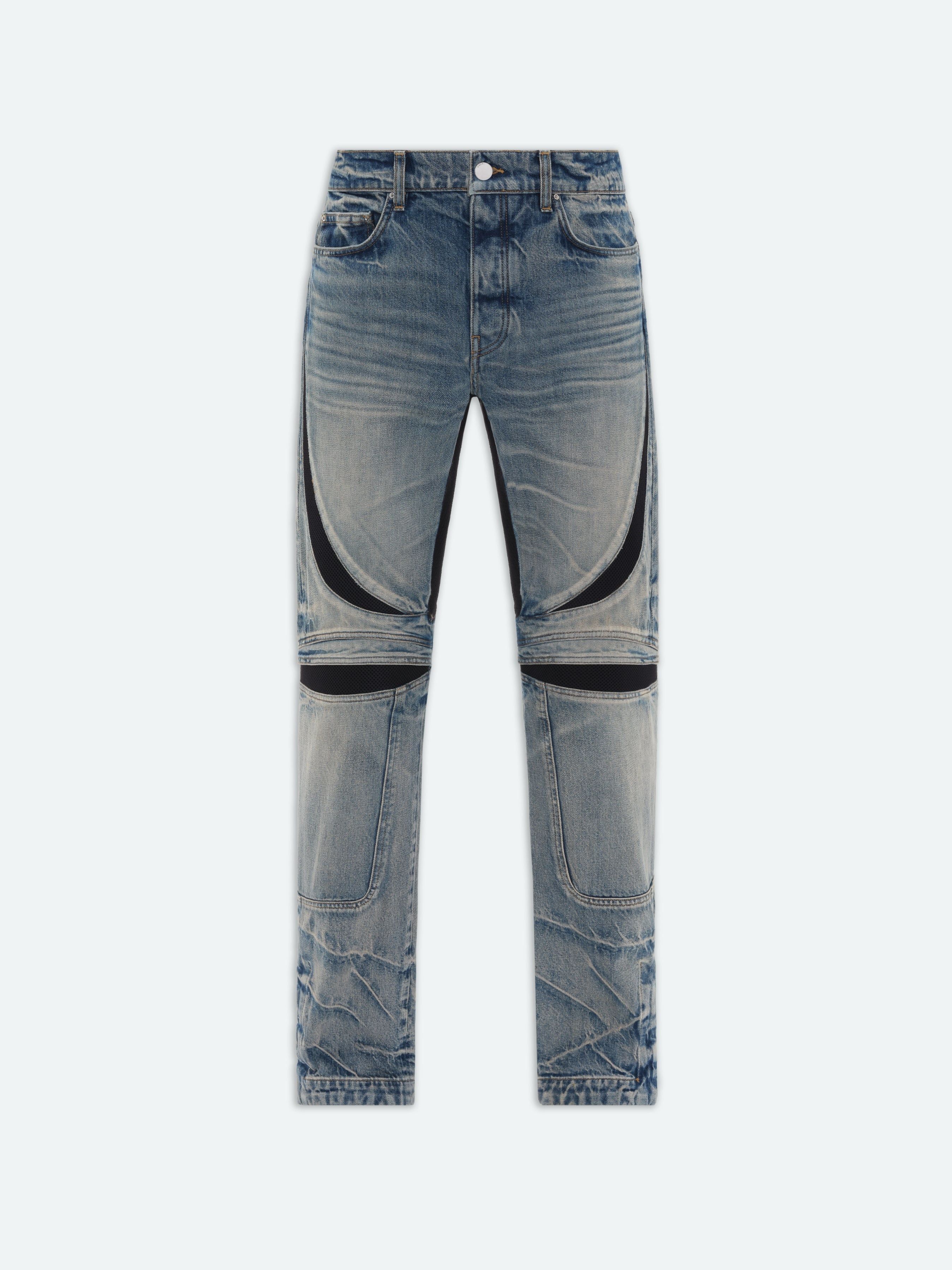 Amiri o1w1db10125 MX3 Straight Jean in Blue Size US 30 / EU 46 - 1 Thumbnail