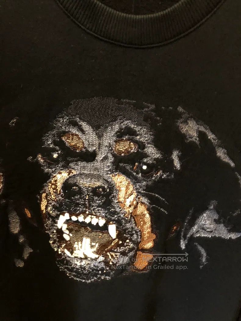 Givenchy Givenchy Sweatshirt with Fleece Lining and Embroidered Dog Size US XS / EU 42 / 0 - 2 Thumbnail