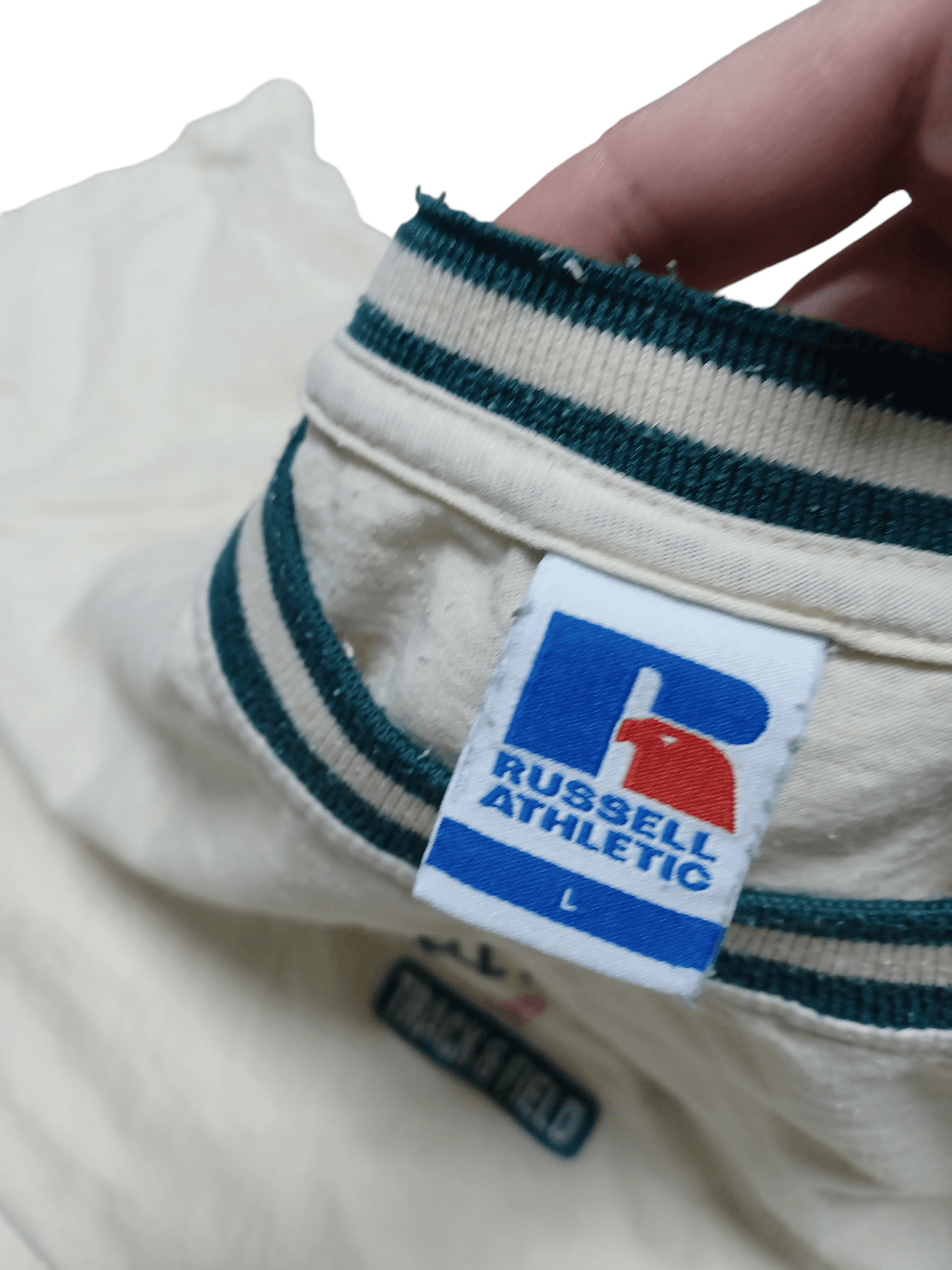 Russell Athletic RUSSEL ATHLETIC VINTAGE 90S EMBROIDERED BIGLOGO TEE Size US L / EU 52-54 / 3 - 5 Thumbnail
