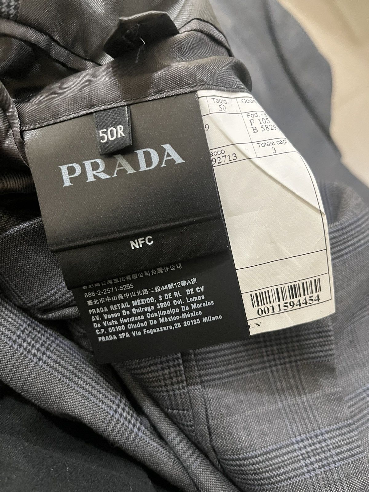 Prada Prada Suit Jacket Sz 50R EU(40R US) Size 50R - 9 Thumbnail