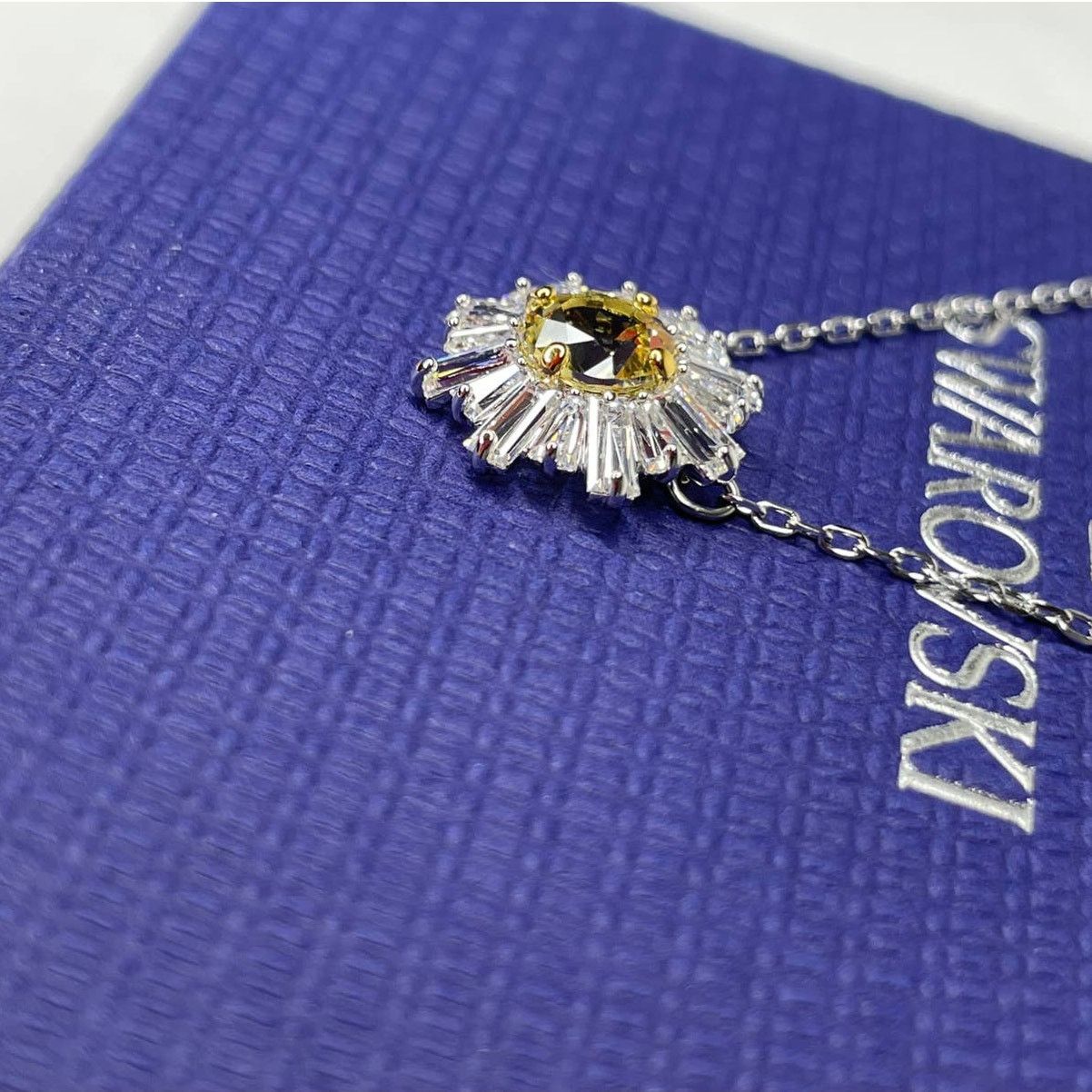 Swarovski Swarovski Sunshine Pendant Necklace Rhodium plated Size ONE SIZE - 11 Thumbnail