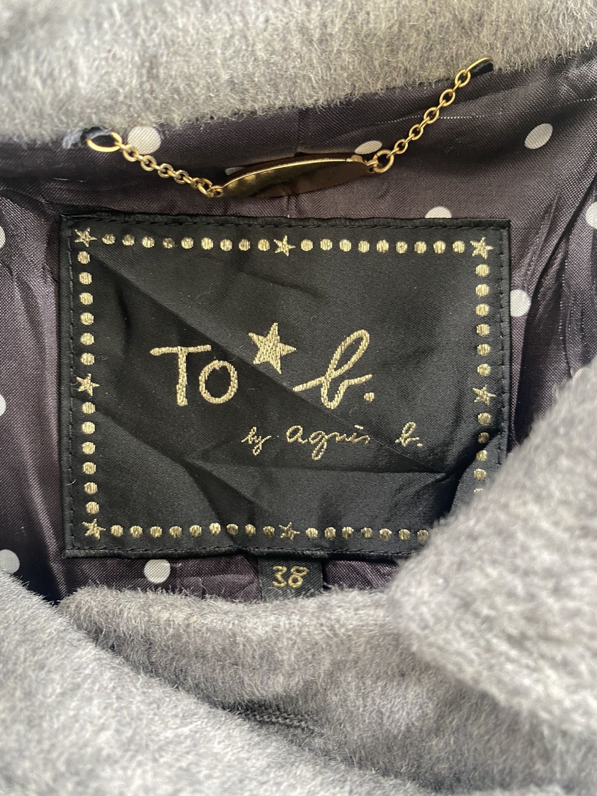 Japanese Brand × agnes b. AGNES B TO STAR BUTTON JACKET Size 38L - 3 Thumbnail