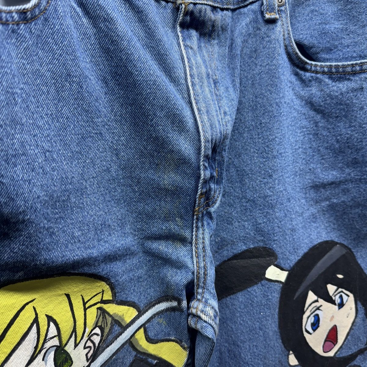 Anime Soul Eater Anime Painted Jeans Size US 38 / EU 54 - 4 Thumbnail