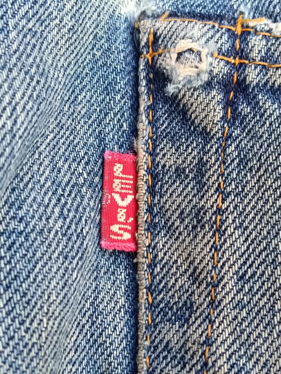 Levi's Levi’s 501XX Big E Redline Selvedge Denim Jeans Made in USA Size US 32 / EU 48 - 11 Thumbnail