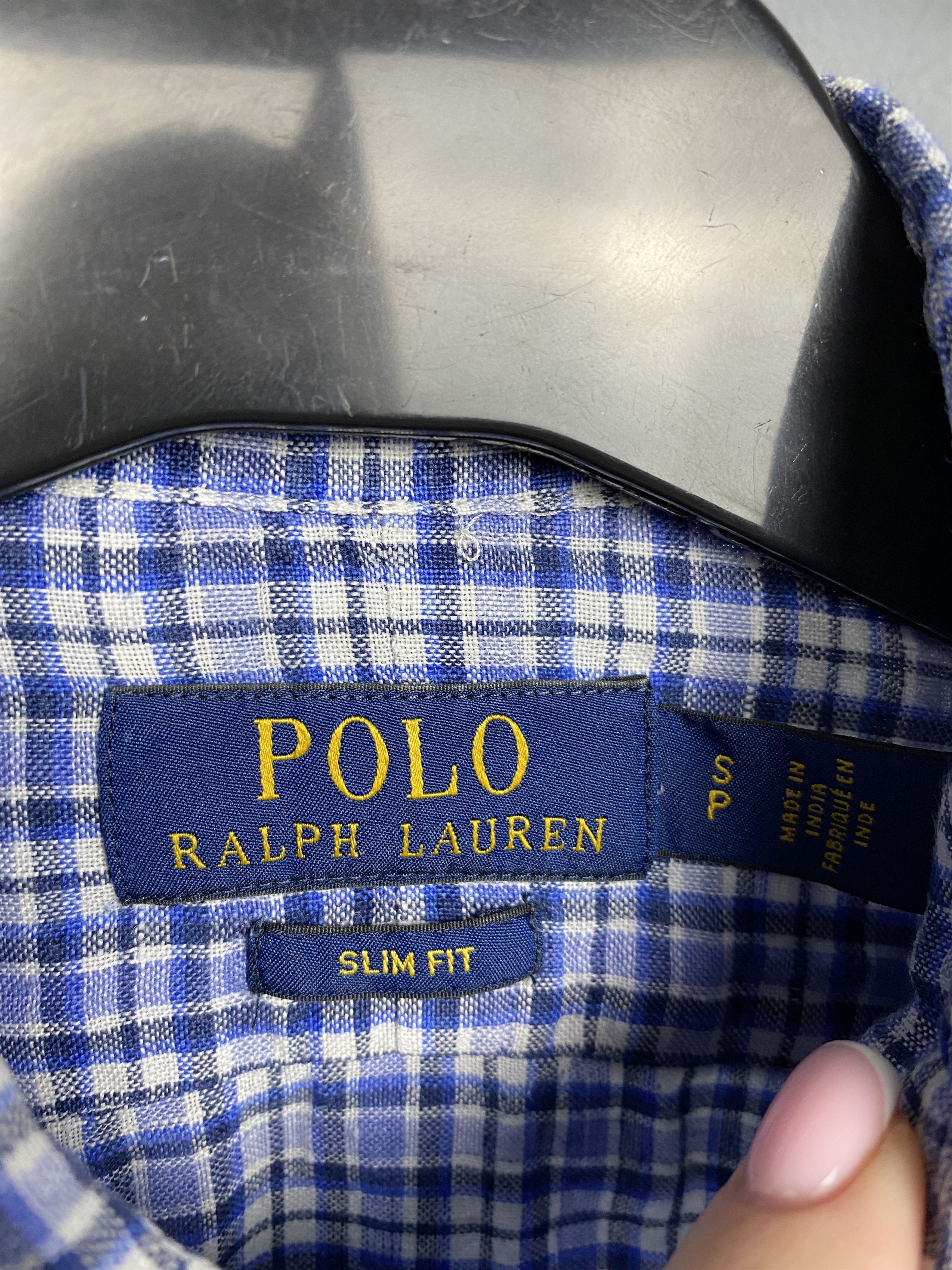 Polo Ralph Lauren × Ralph Lauren × Vintage Polo Ralph Lauren Mens LINEN Long Sleeve Shirt Y2K Size US S / EU 44-46 / 1 - 4 Thumbnail