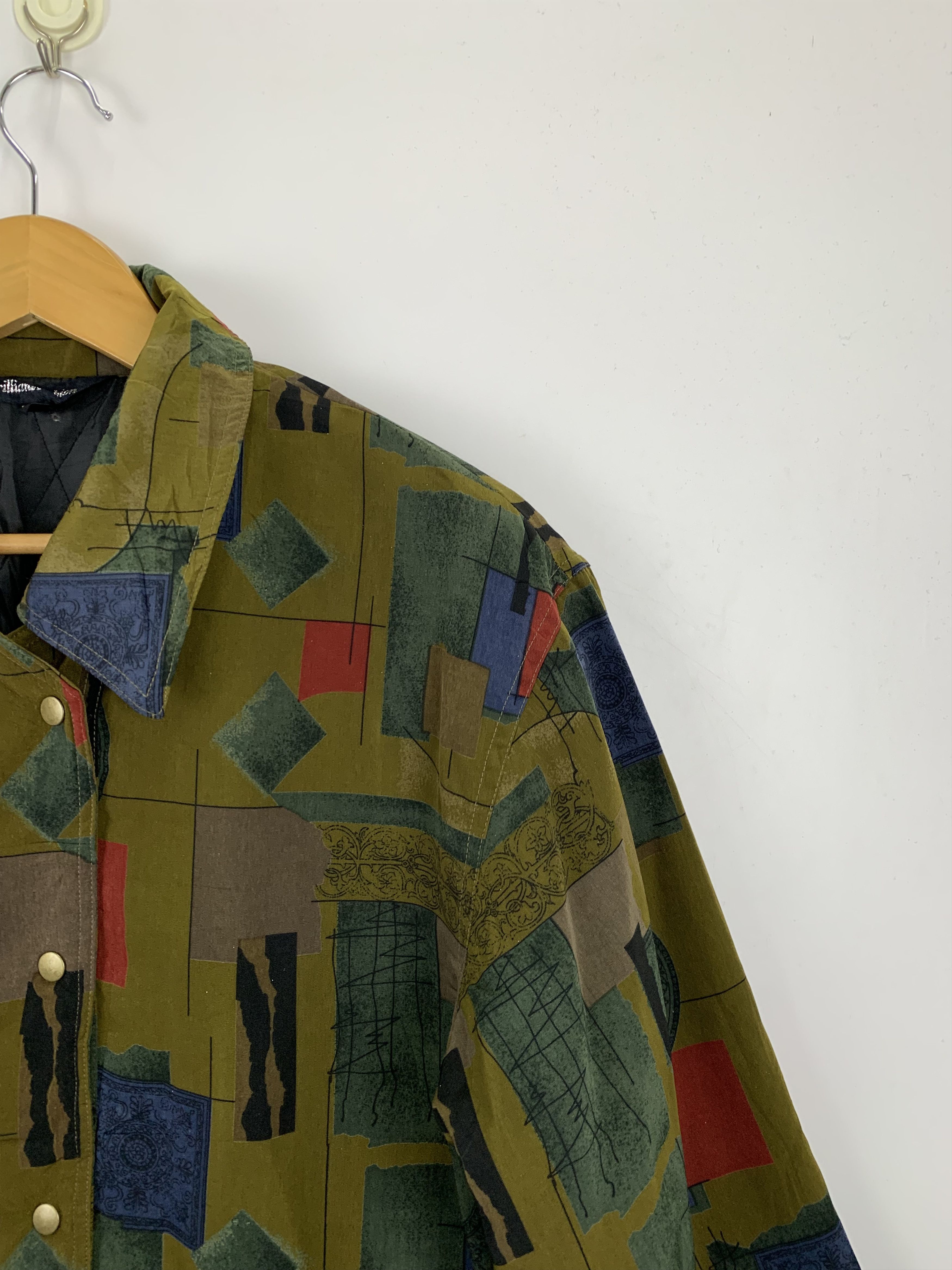 Japanese Brand × Vintage Vintage Japanese Brand Novelty Geometry Design Jacket Size US M / EU 48-50 / 2 - 7 Thumbnail