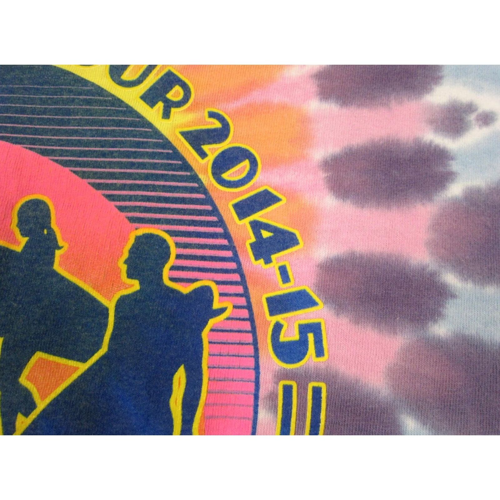 Vintage Jimmy Buffet Shirt Mens Small Yellow Blue Tie Dye Tour 2014-15 Farewell Y2K Size US S / EU 44-46 / 1 - 3 Thumbnail