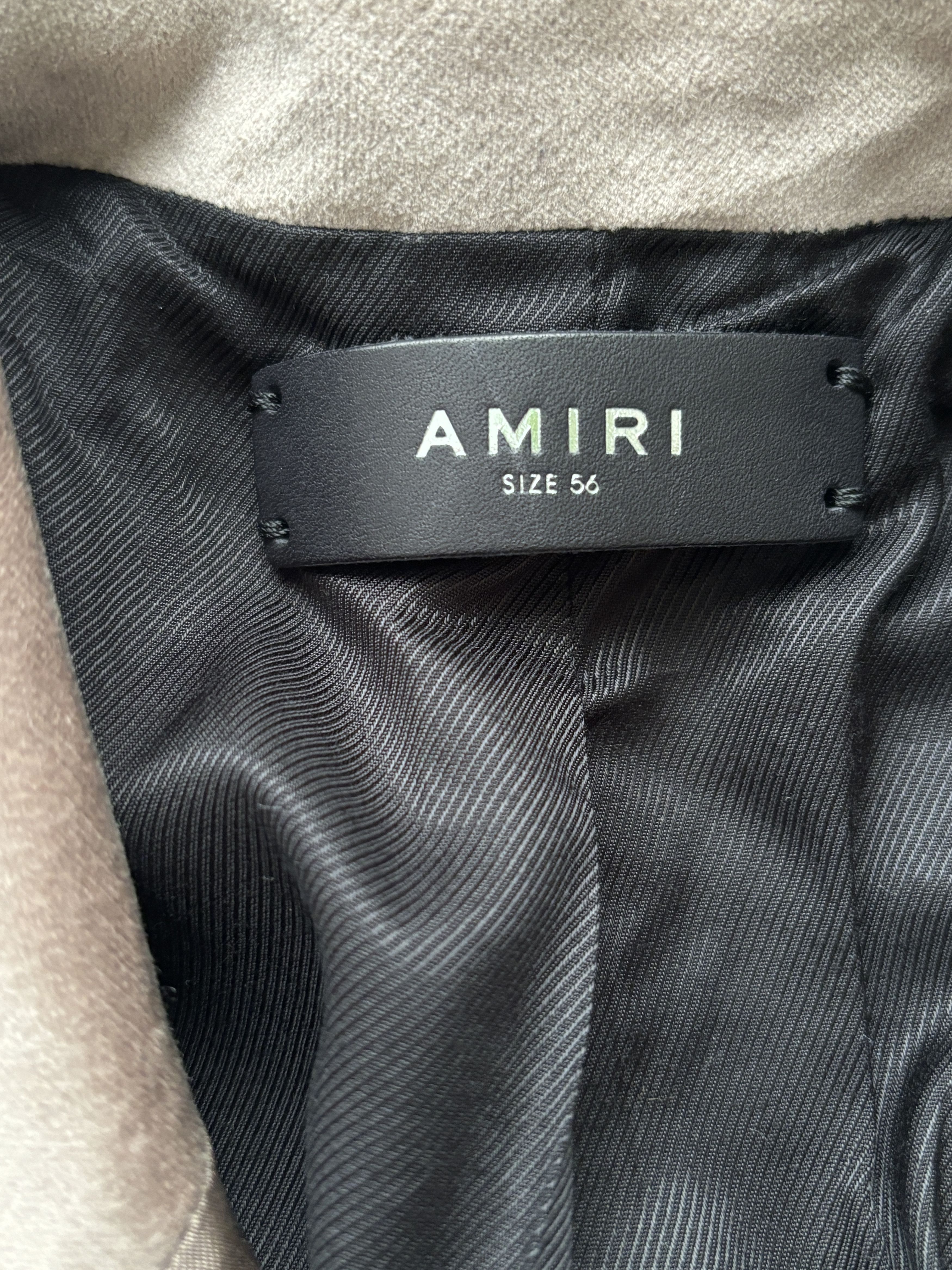 Amiri ⚡️QUICK SALE⚡️Amiri Beige Velvet Silk Lapels Blazer Jacket Size US XL / EU 56 / 4 - 3 Thumbnail